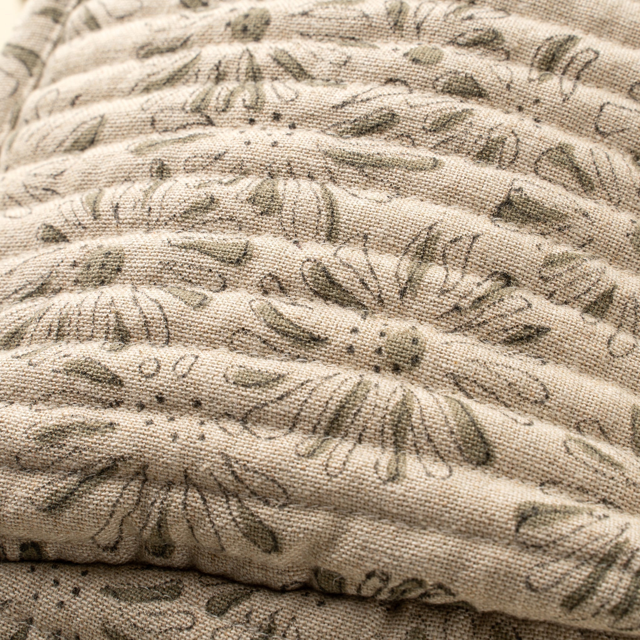 Pochette Kalyani imprimée au bloc, Petit format | Lin et coton | Fait à la main | Idéale pour cosmétiques | Indaba - Les Trouvailles de JustineIndaba Home