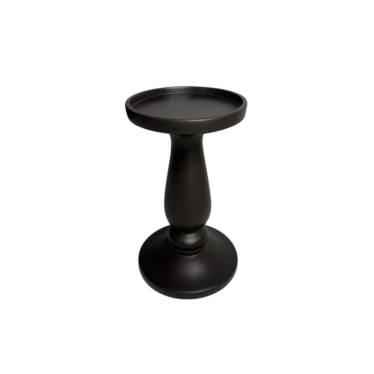 Porte - bougie sur Pied en Métal Noir - Les Trouvailles de JustineLes Trouvailles de Justine