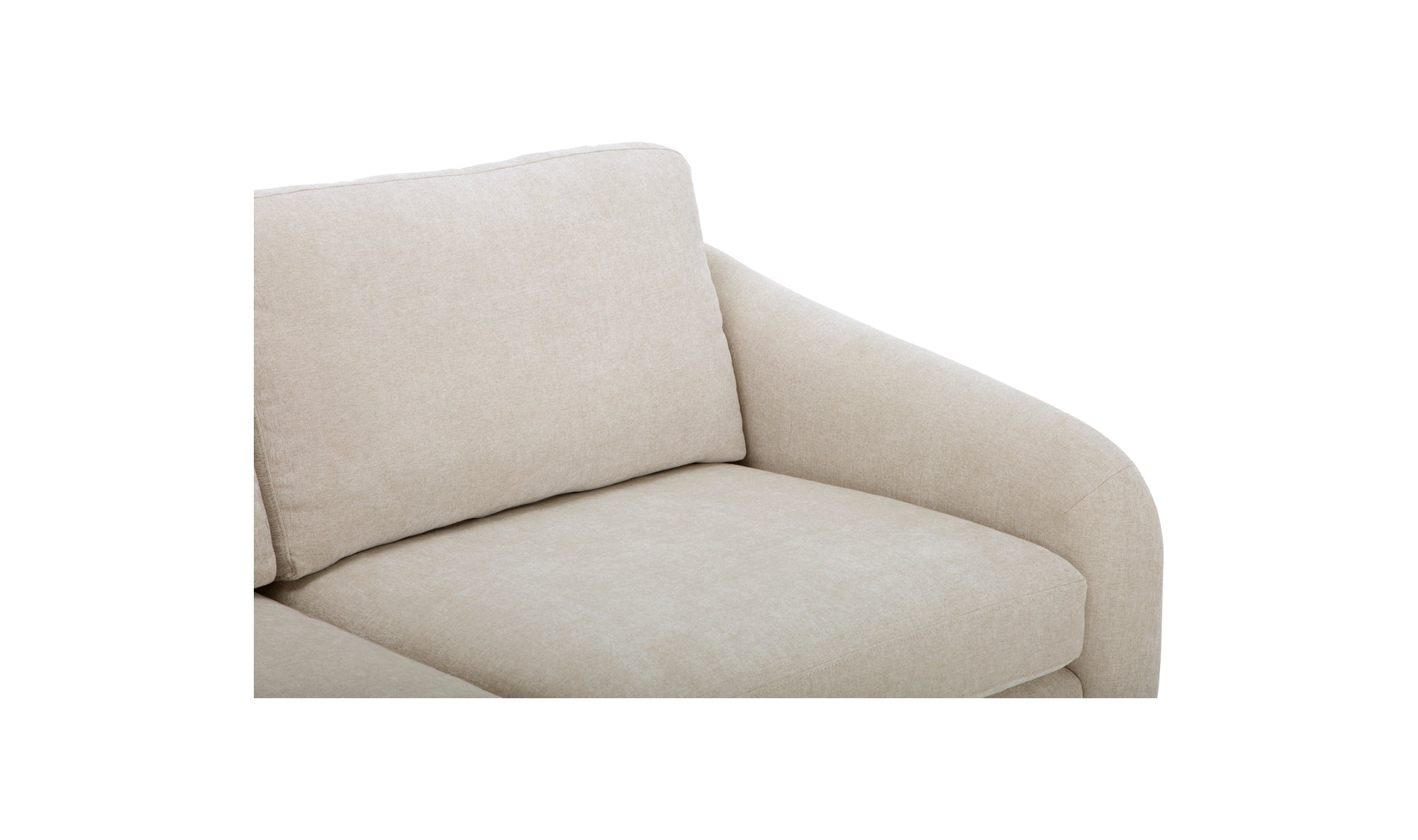 Canapé sectionnel Qarchak | Chaise longue réversible | Tissu recyclé