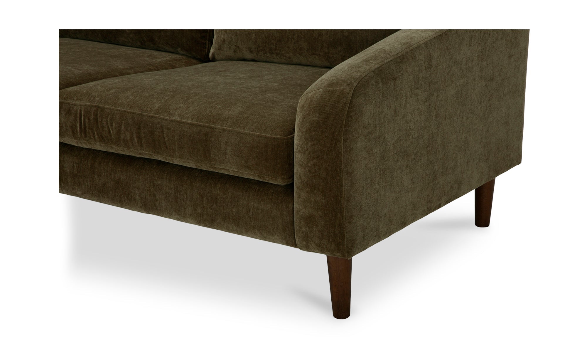 Canapé sectionnel Qarchak | Chaise longue réversible | Tissu recyclé
