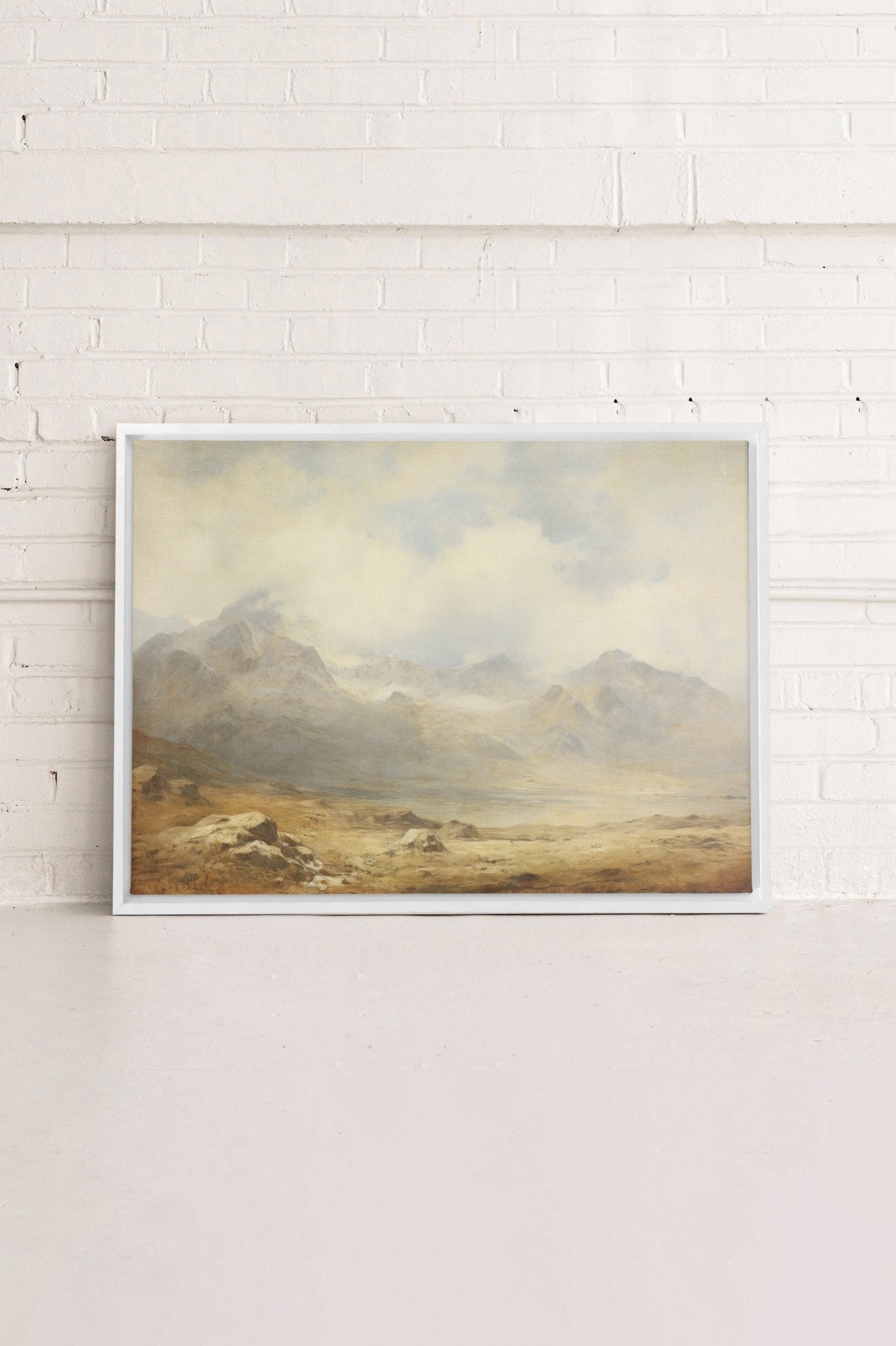 Quiet Highlands, Oeuvre sur toile étirée - Les Trouvailles de JustinecanvasOleka Canvas16x12Blanc