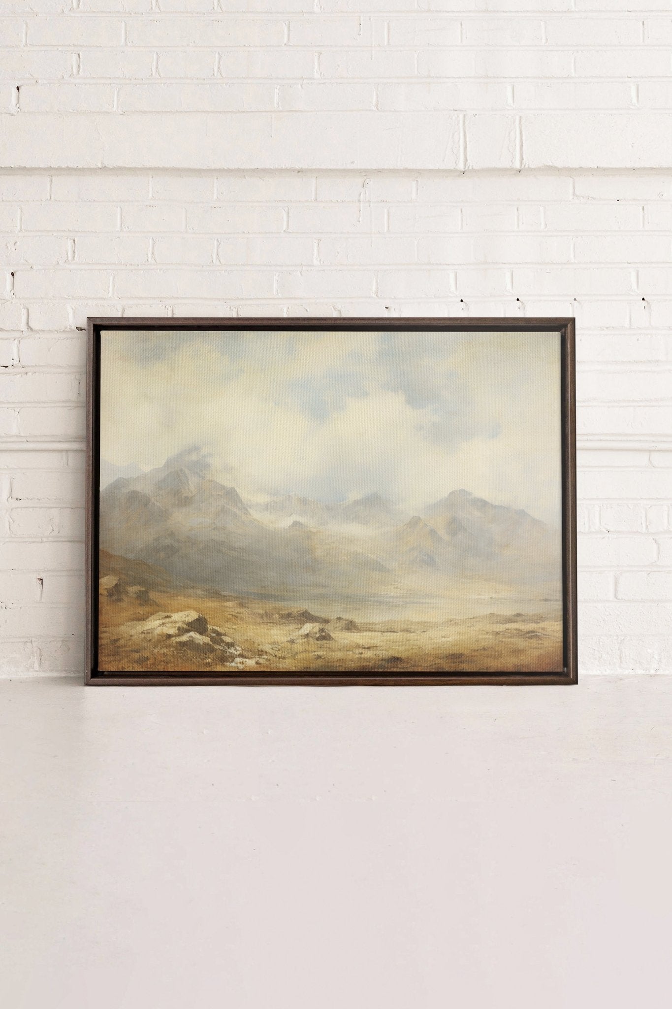 Quiet Highlands, Oeuvre sur toile étirée - Les Trouvailles de JustinecanvasOleka Canvas16x12Espresso
