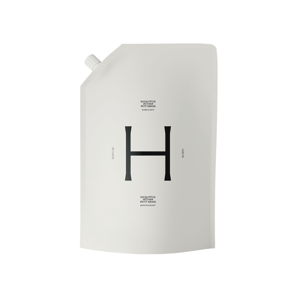 Recharge Bain moussant Eucalyptus, Vetiver & Petitgrain | 1000 ml | Health Hut - Les Trouvailles de JustineBath & Body