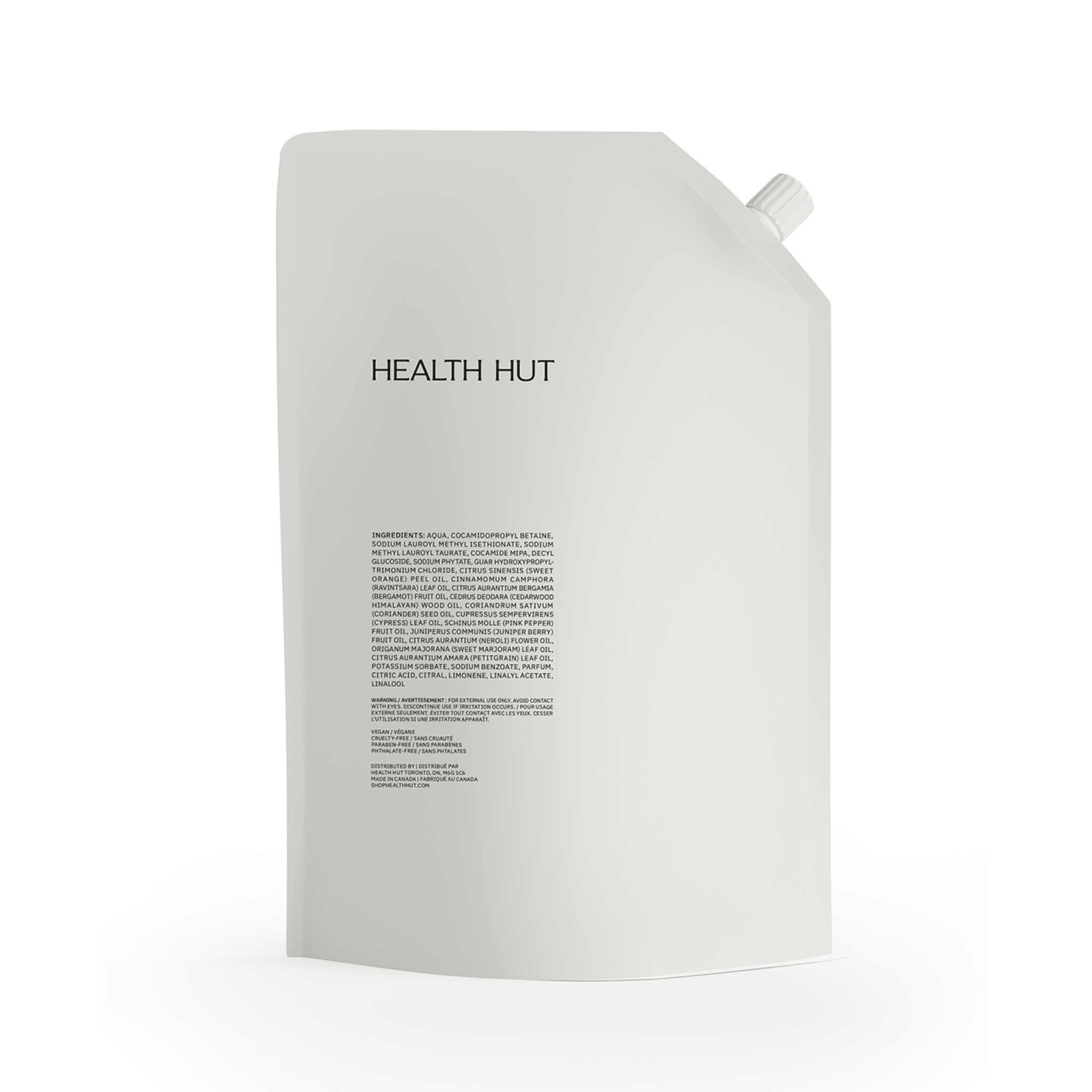 Recharge savon à mains Néroli, Coriandre & Genévrier | 1000 ml | Végan | Sans sulfates | Health Hut - Les Trouvailles de JustineHand SoapHealth Hut