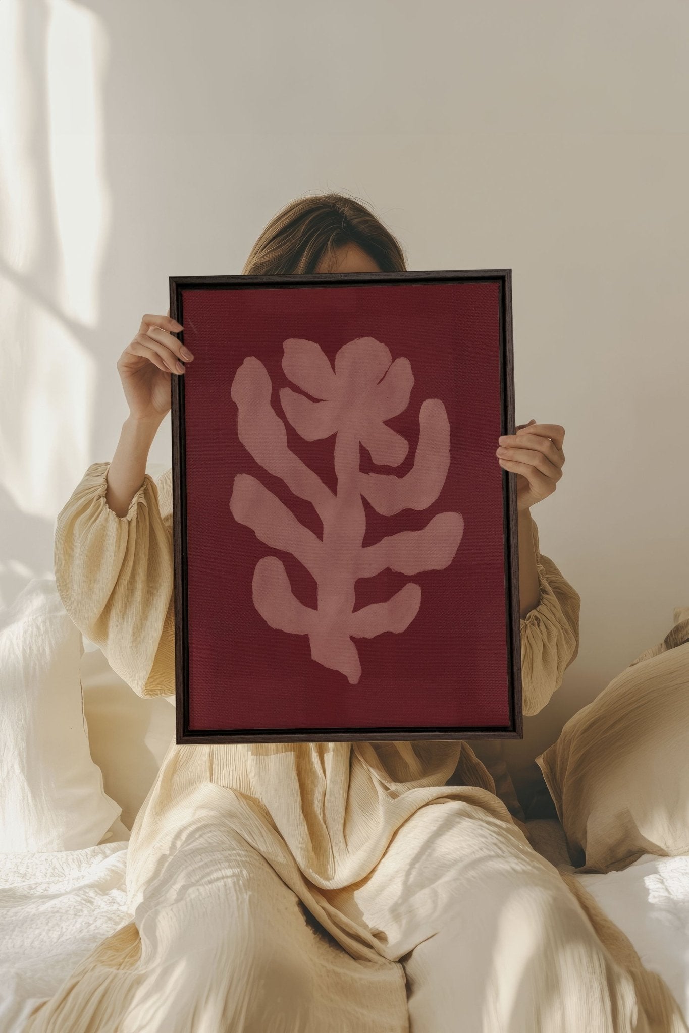 RED CHERRY, Oeuvre sur toile étirée - Les Trouvailles de JustinecanvasOleka Canvas12x16Espresso