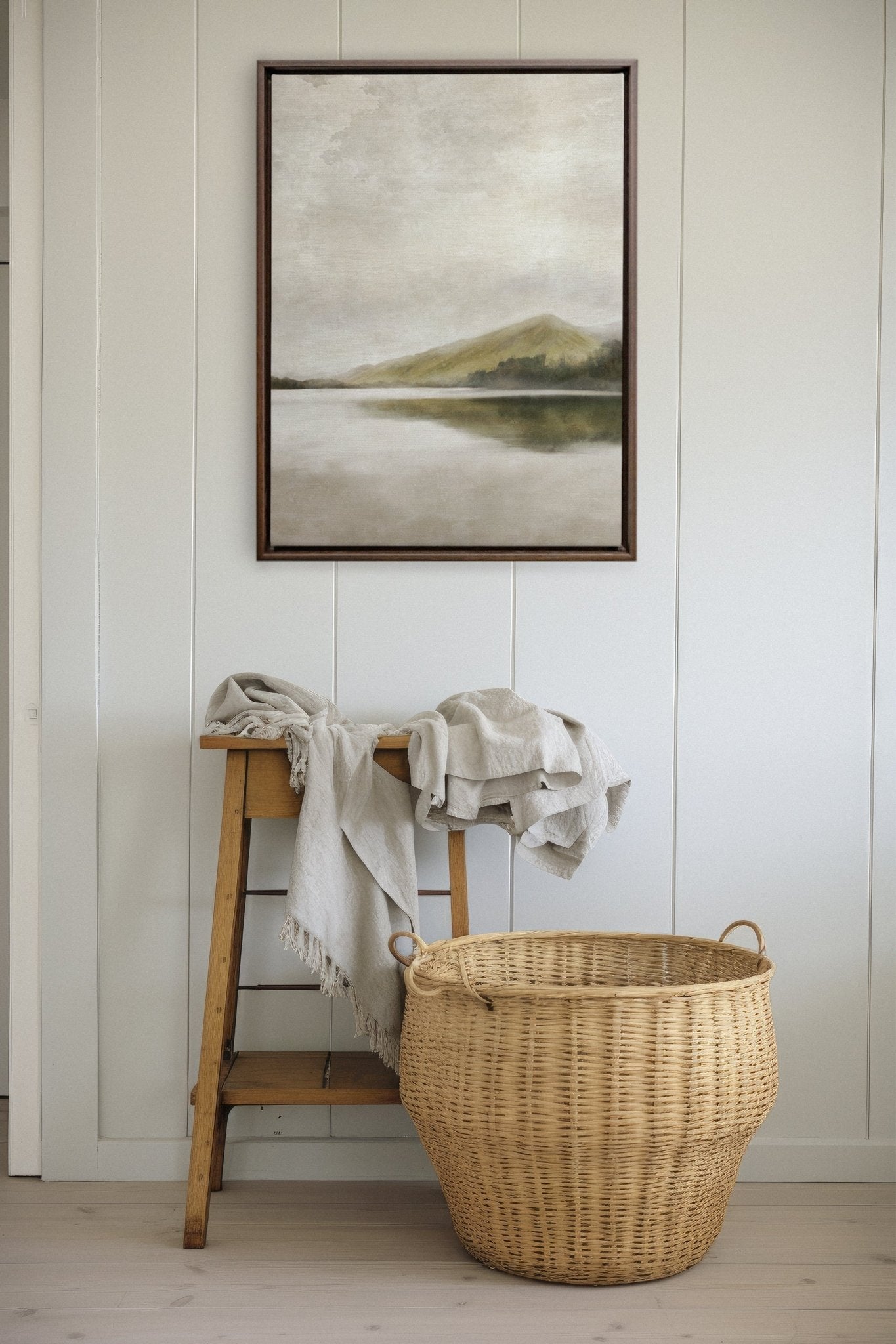 REFLETS, Oeuvre sur toile étirée - Les Trouvailles de JustineDernière chanceOleka Canvas12x16Espresso