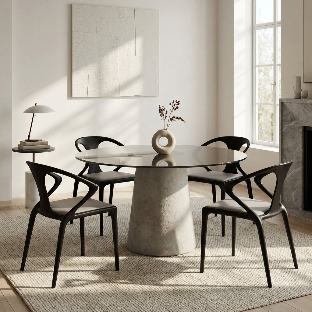 Ensemble de chaises de salle à manger Rimini | Frêne massif noir