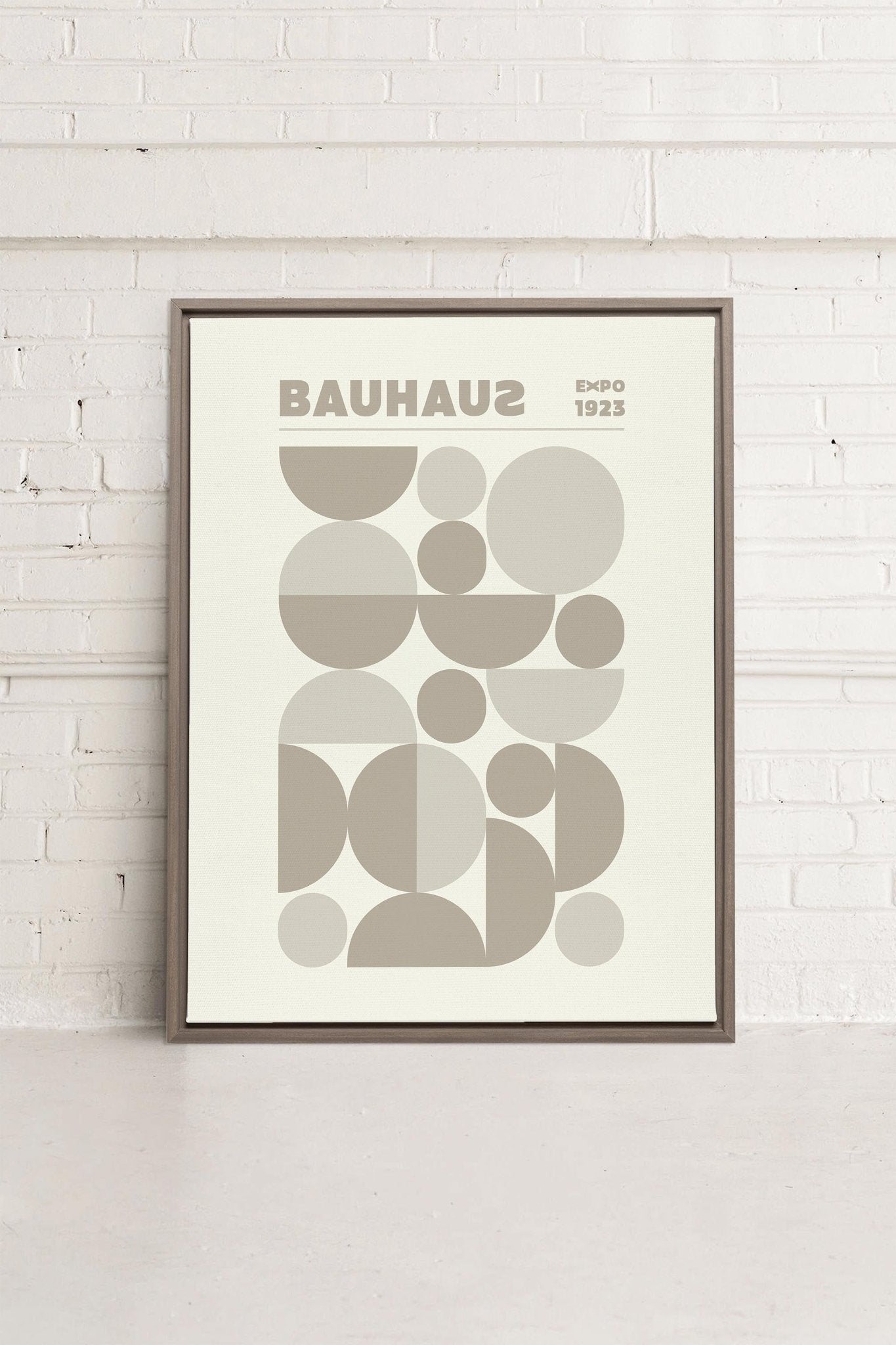 Round sculptures, toile imprimée - Les Trouvailles de JustinecanvasOleka CanvasBeige12x16Avec Cadre