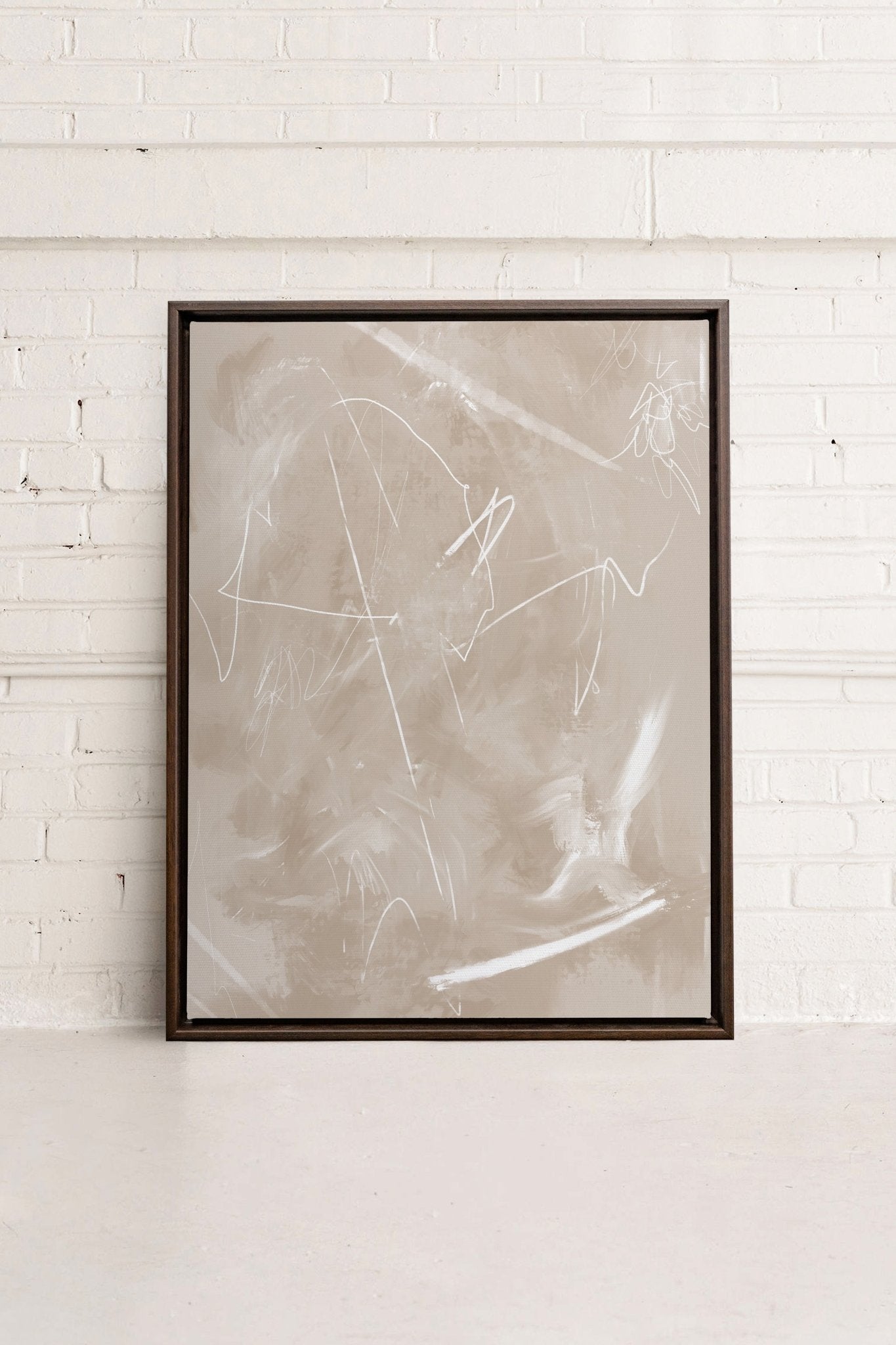 SABLE ÉTOILÉ, Oeuvre sur toile étirée - Les Trouvailles de JustinecanvasOleka Canvas12x16Espresso