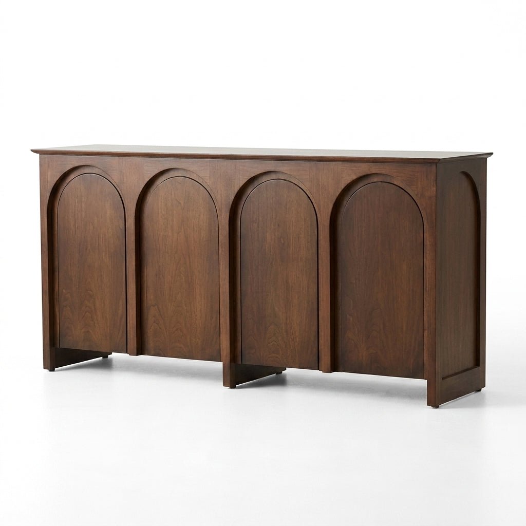 Saela Sideboard | Solid ash | Arched fronts | Handcrafted