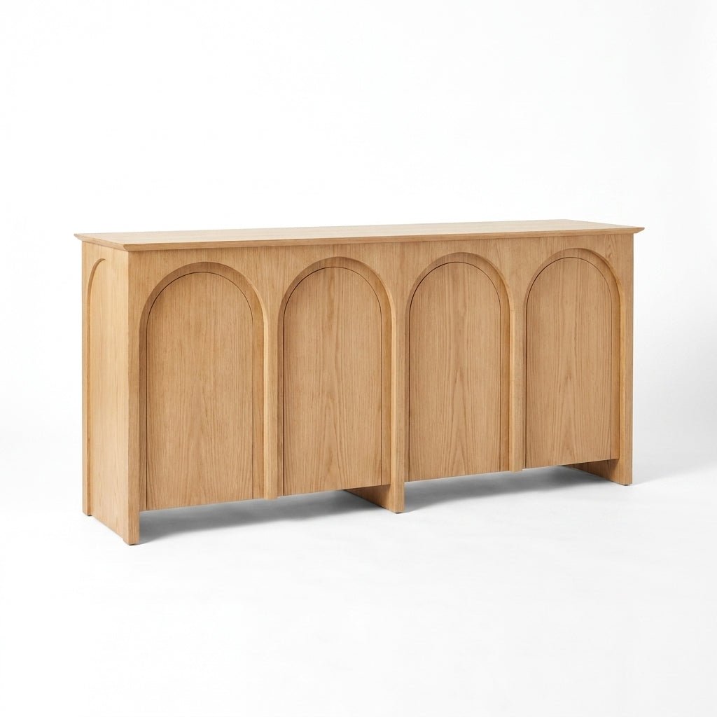Saela Sideboard | Solid ash | Arched fronts | Handcrafted