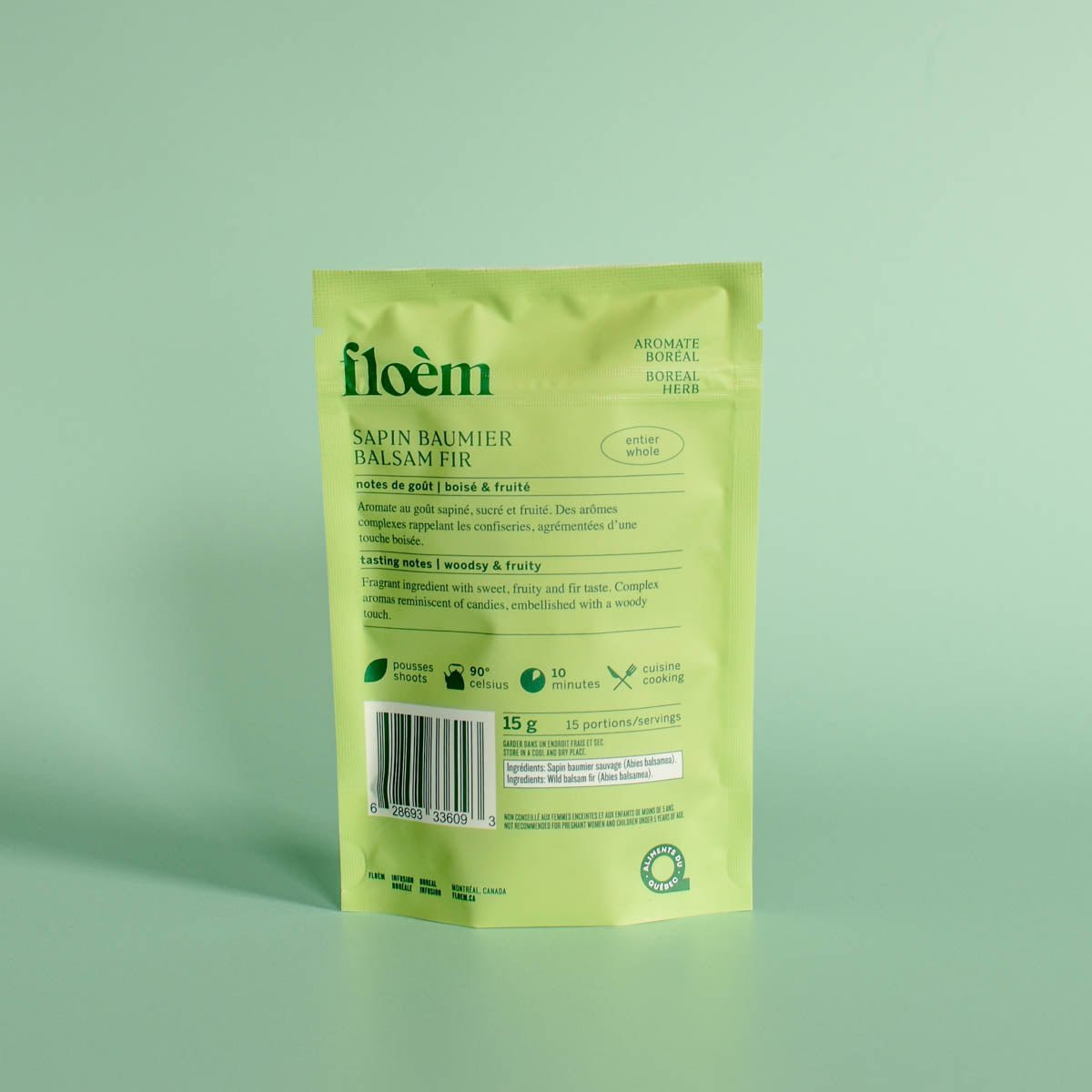 Sapin Baumier – Floèm - Les Trouvailles de JustineIngrédientsFloèmSac 20g / Vrac