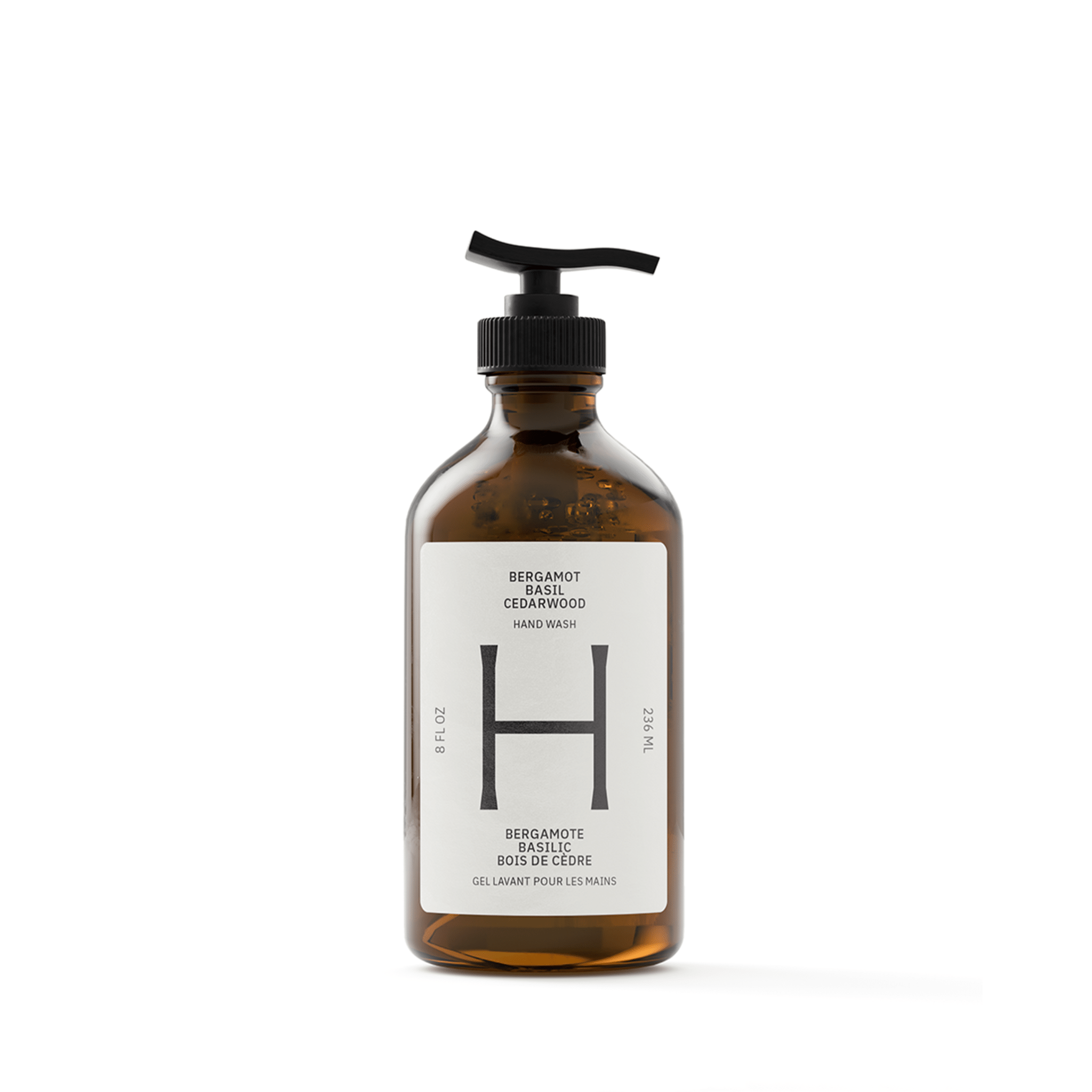 Savon à mains Bergamote, Basilic & Bois de cèdre | 236 ml ou 500 ml | Végan | Sans sulfates | Health Hut - Les Trouvailles de JustineHand SoapHealth Hut236ml