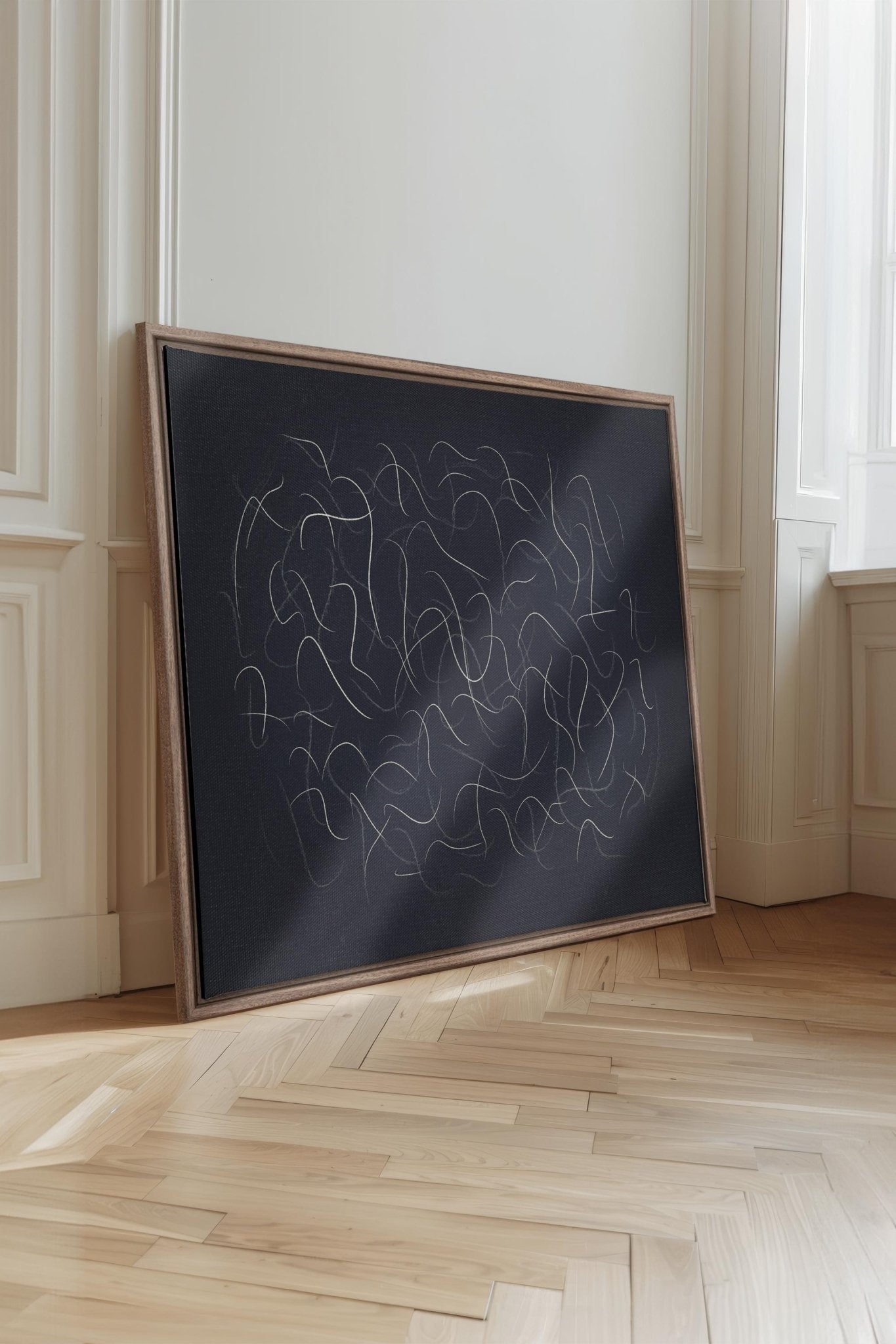 Shadow, Oeuvre sur toile étirée - Les Trouvailles de JustinecanvasOleka Canvas16x12Bois Oak