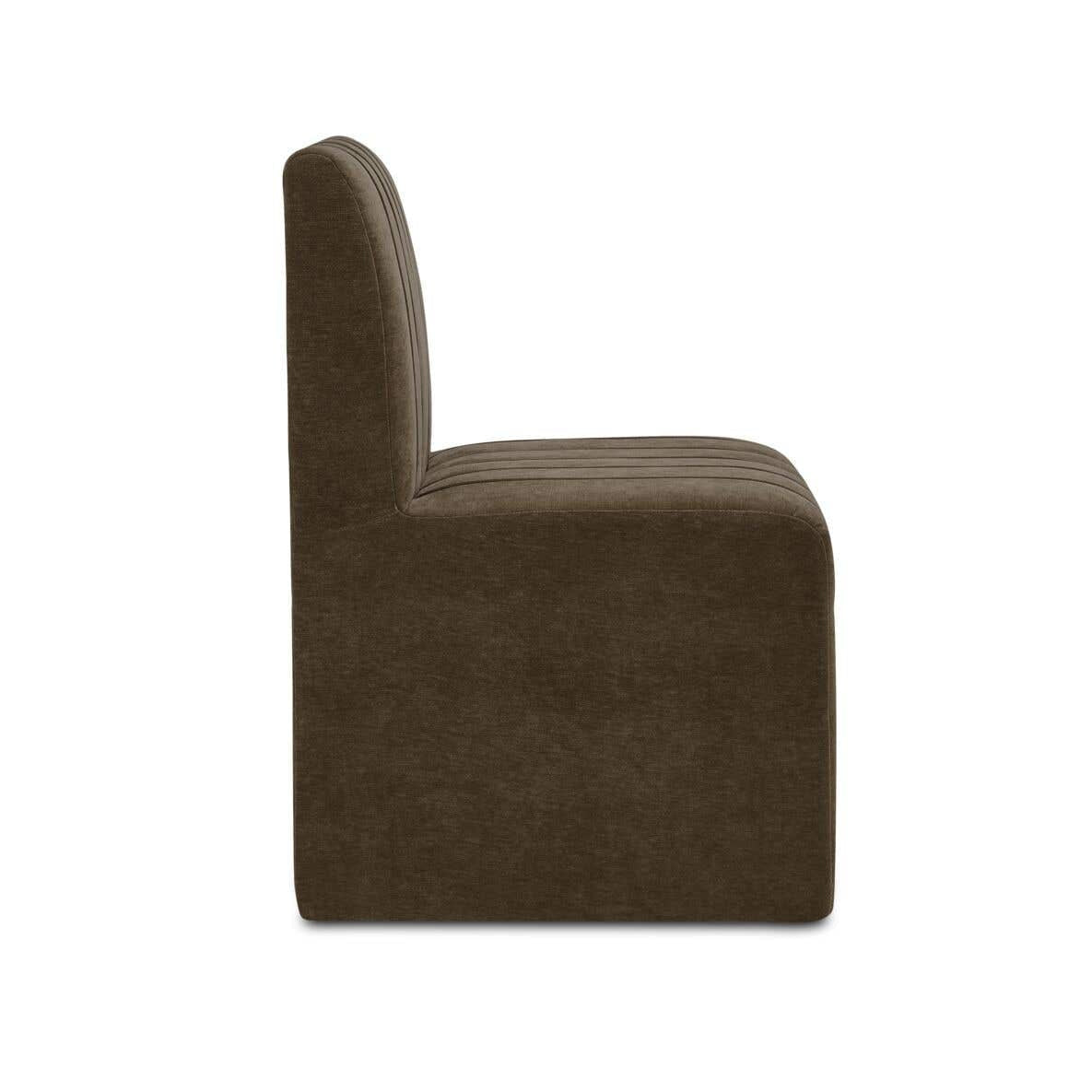 Chaise de salle à manger Sloane | Vert cèdre | Tissu haute performance