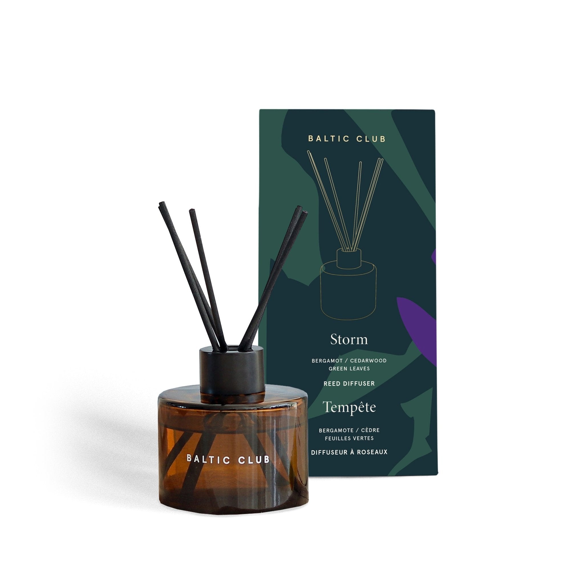 Diffuseur à roseaux | Tempête | Mangue, bergamote & santal | 100 ml