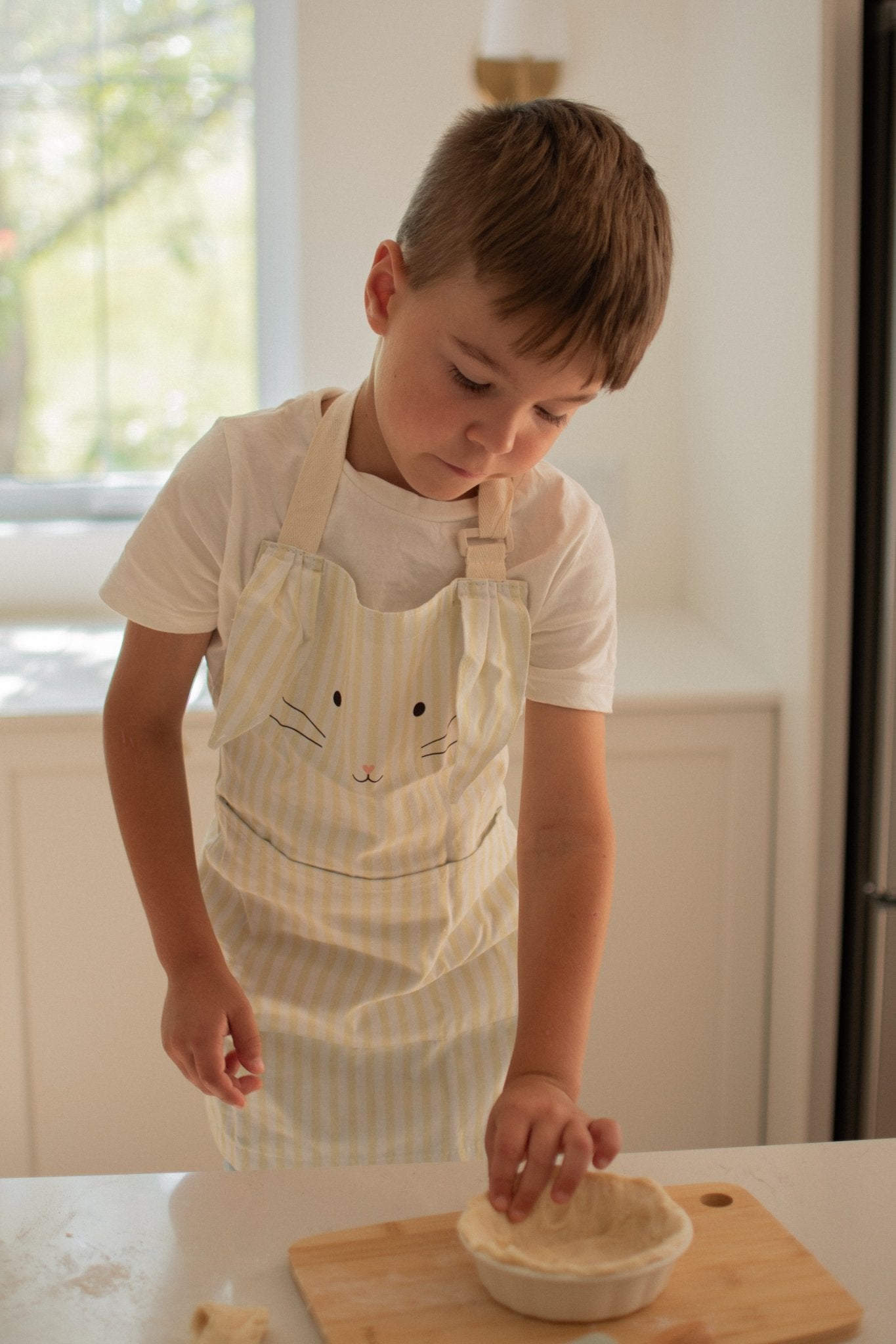 Tablier de cuisine pour petit chef - 2 ans et plus - Les Trouvailles de JustineBébés et tout - petitsMicassoandcoVieux rose
