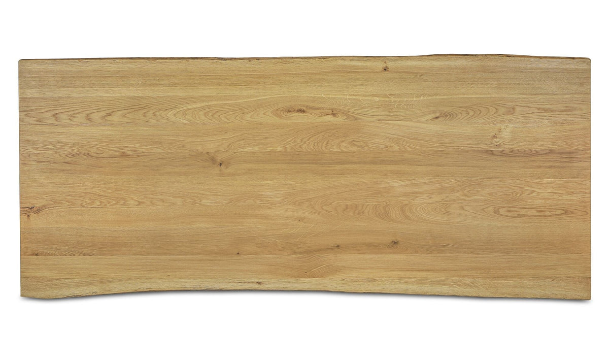 Table de salle à manger Tamsin | Chêne massif | Bord naturel | 8 places