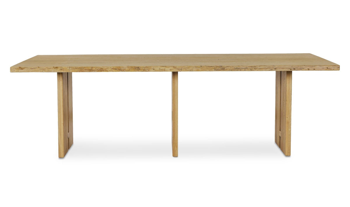 Table de salle à manger Tamsin | Chêne massif | Bord naturel | 8 places