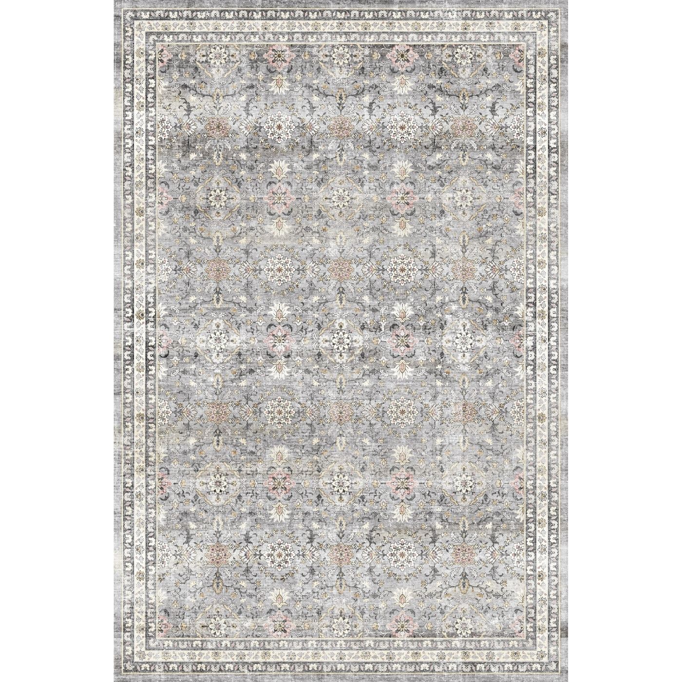 Tapis Anais – Lavande Rose - Les Trouvailles de JustinerugsartiplantoMachine Washable6'x9'