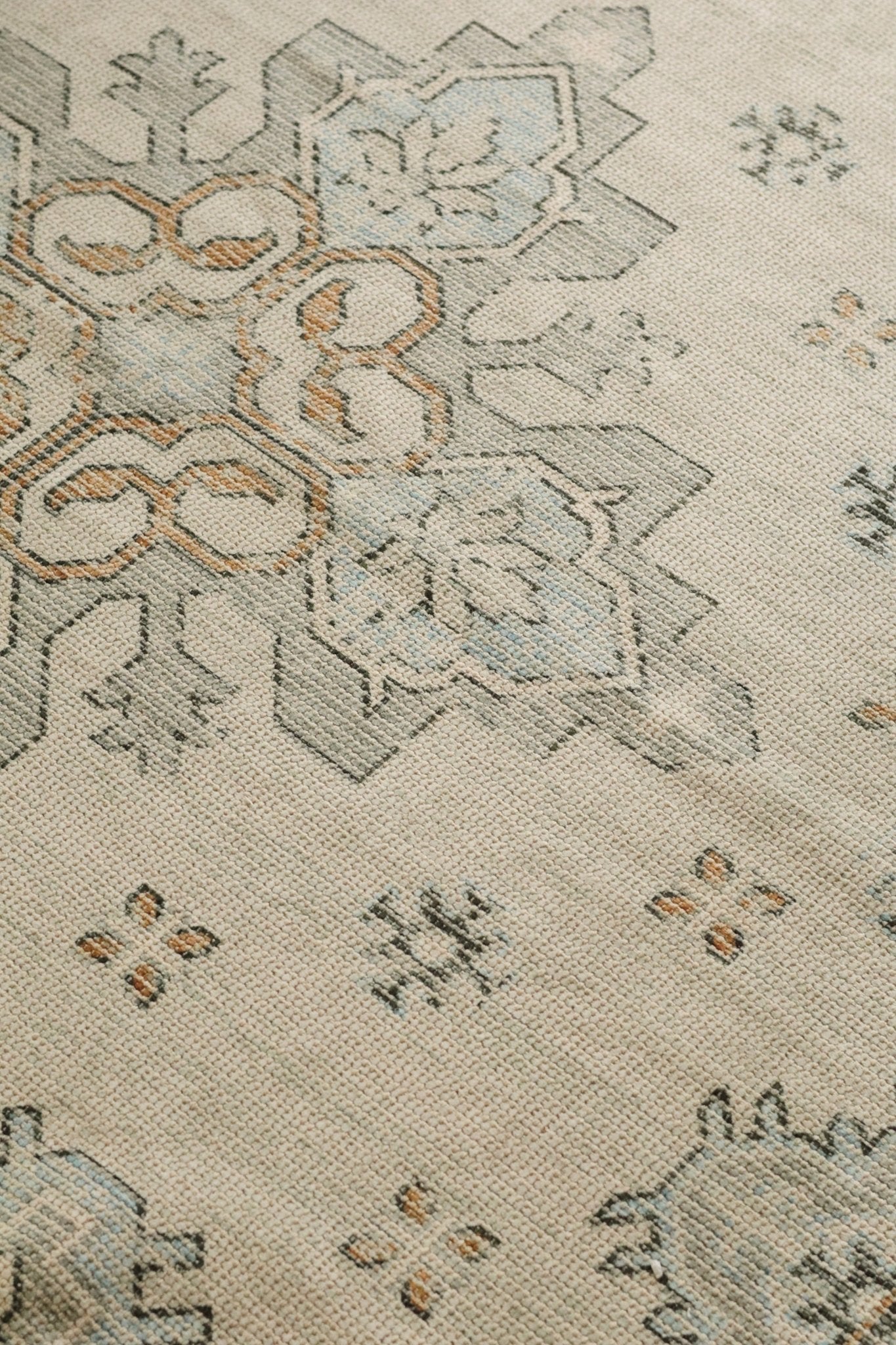 Tapis Azura Style Turc Vintage en Coton Recyclé | 274 x 183 cm | Indaba - Les Trouvailles de JustineIndaba Home