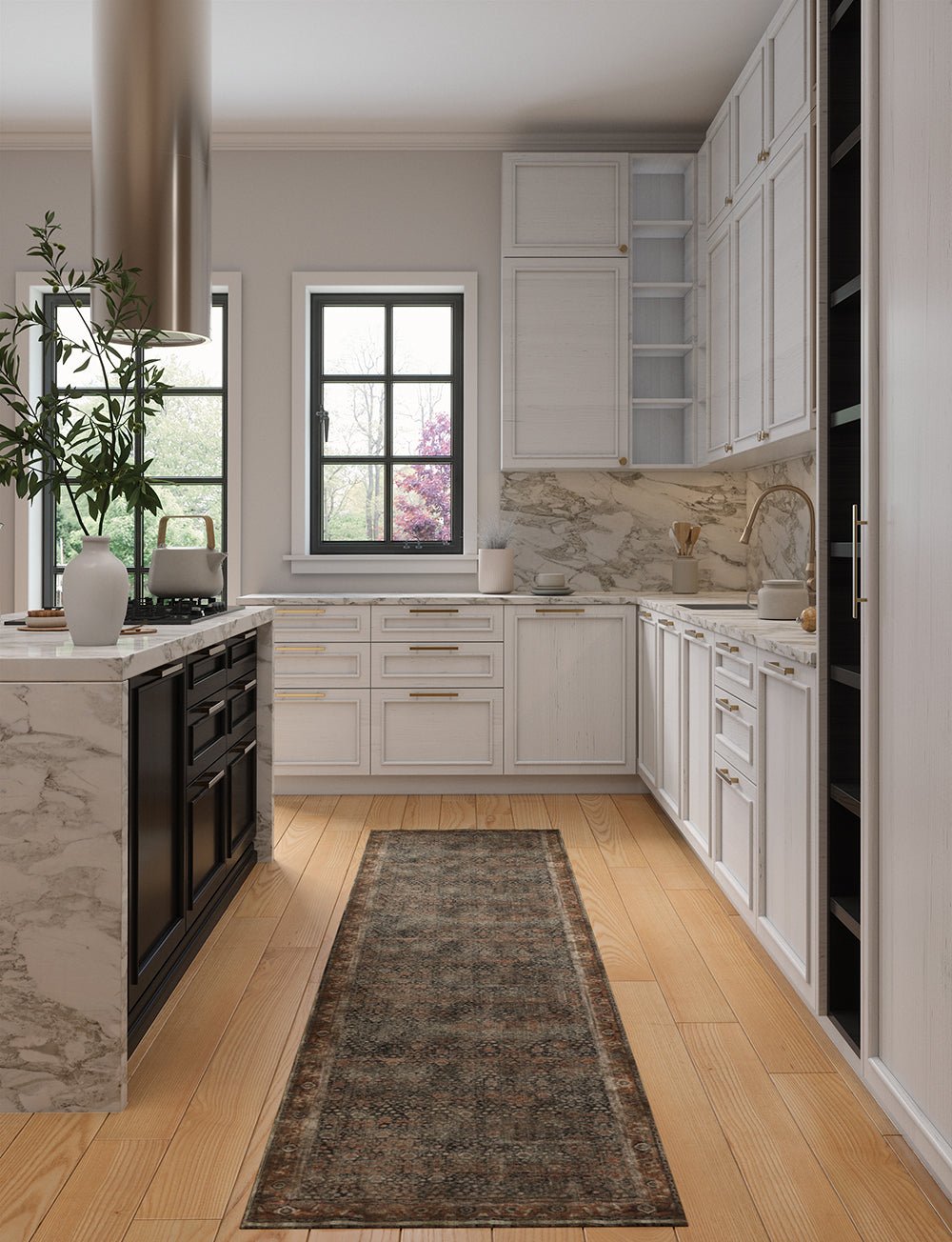 Tapis Castanha – Couleur Marron - Les Trouvailles de JustinerugsartiplantoMachine Washable2.5’x10’