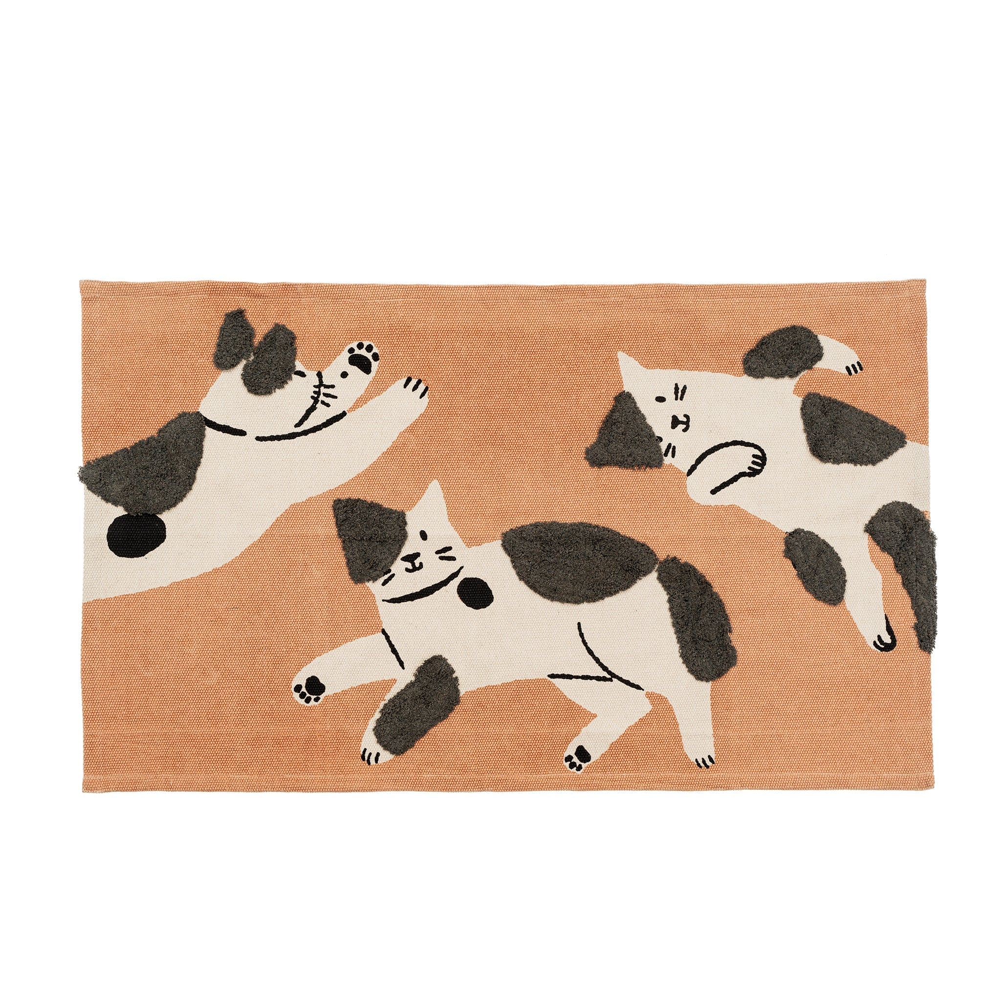 Tapis Enfant Chat Touffeté 76x122 cm | Charme Ludique pour Chambre d’Enfant - Les Trouvailles de JustineIndaba Home