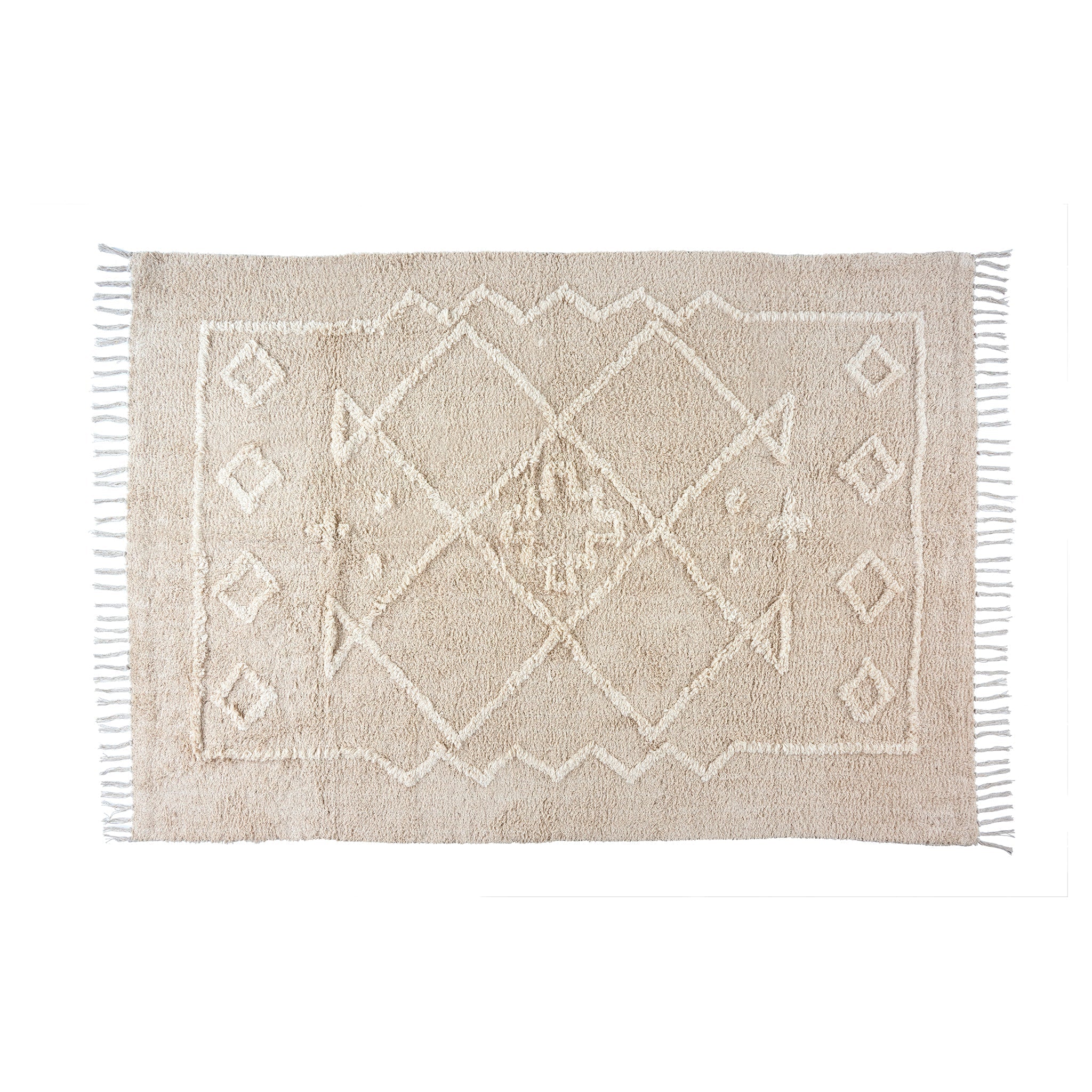 Tapis Indy Tufté | 150x215 cm | Façonné à la Main - Les Trouvailles de JustineIndaba Home