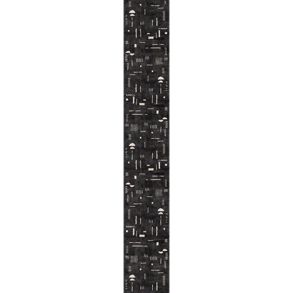 Tapis Jama Noir & Ivoire | Design Scandinave Moderne - Les Trouvailles de JustinerugsartiplantoMachine Washable2.5’x16’