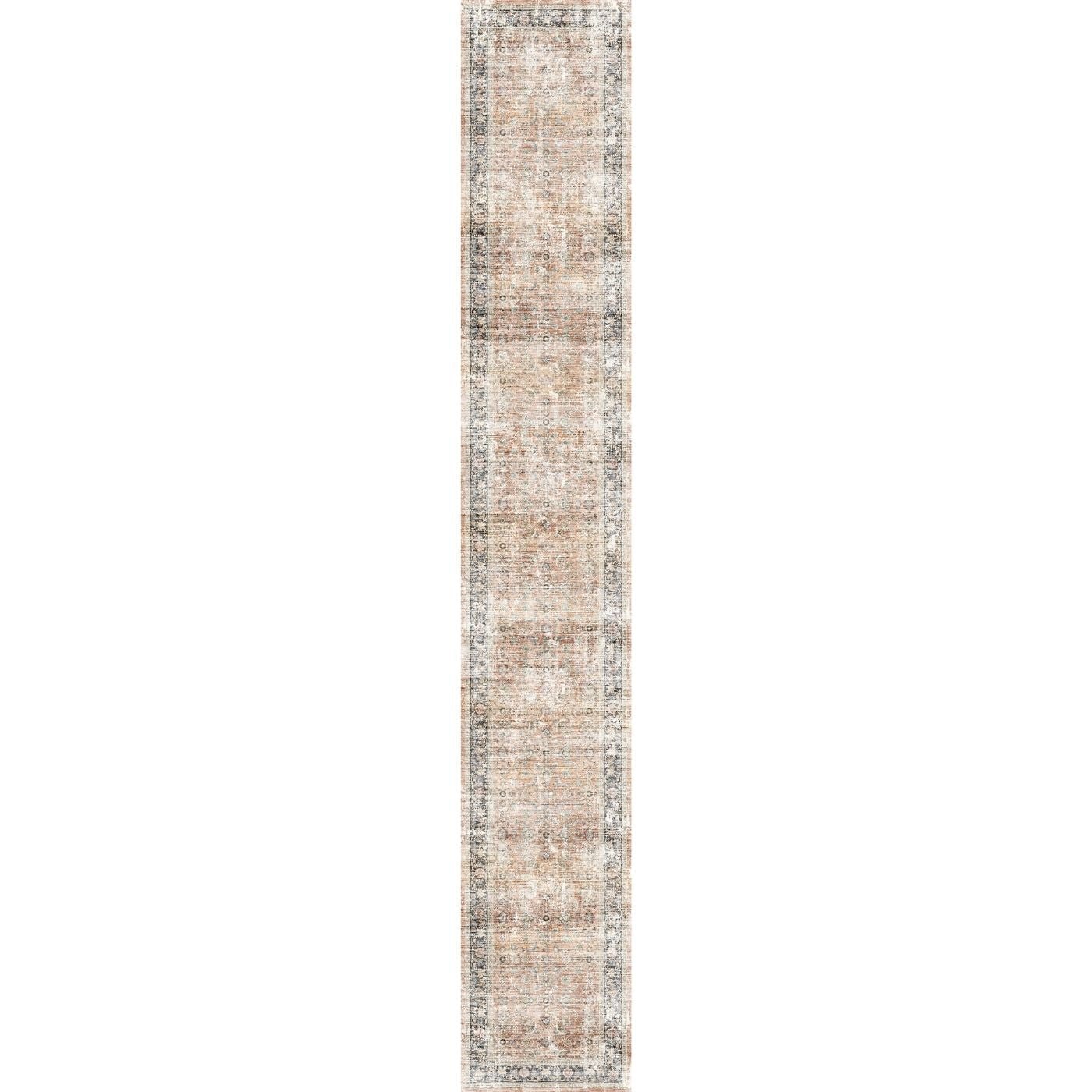 Tapis Makayla – Terracotta Épicé Multi - Les Trouvailles de JustinerugsartiplantoMachine Washable2.5’x16’
