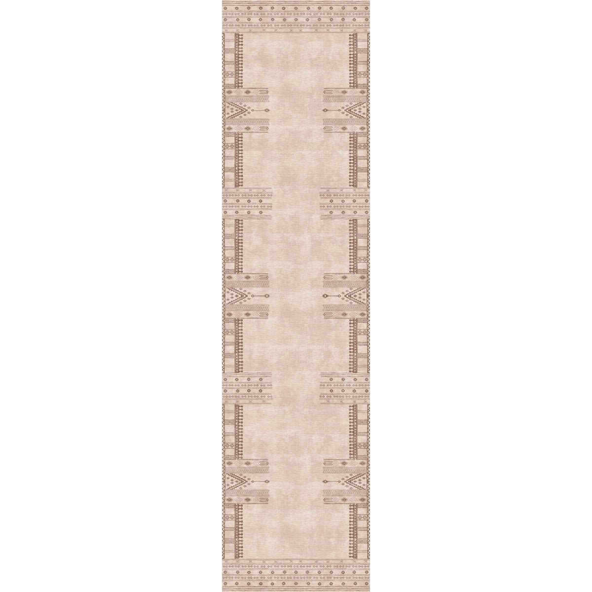 Tapis Mazela beige naturel & brun | Inspiration persane minimaliste - Les Trouvailles de JustinerugsartiplantoMachine Washable2.5’x10’