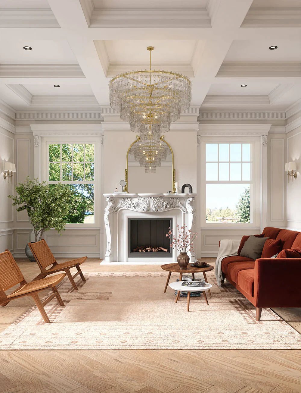 Tapis Mazela beige naturel & brun | Inspiration persane minimaliste - Les Trouvailles de JustinerugsartiplantoMachine Washable2.5'x7'