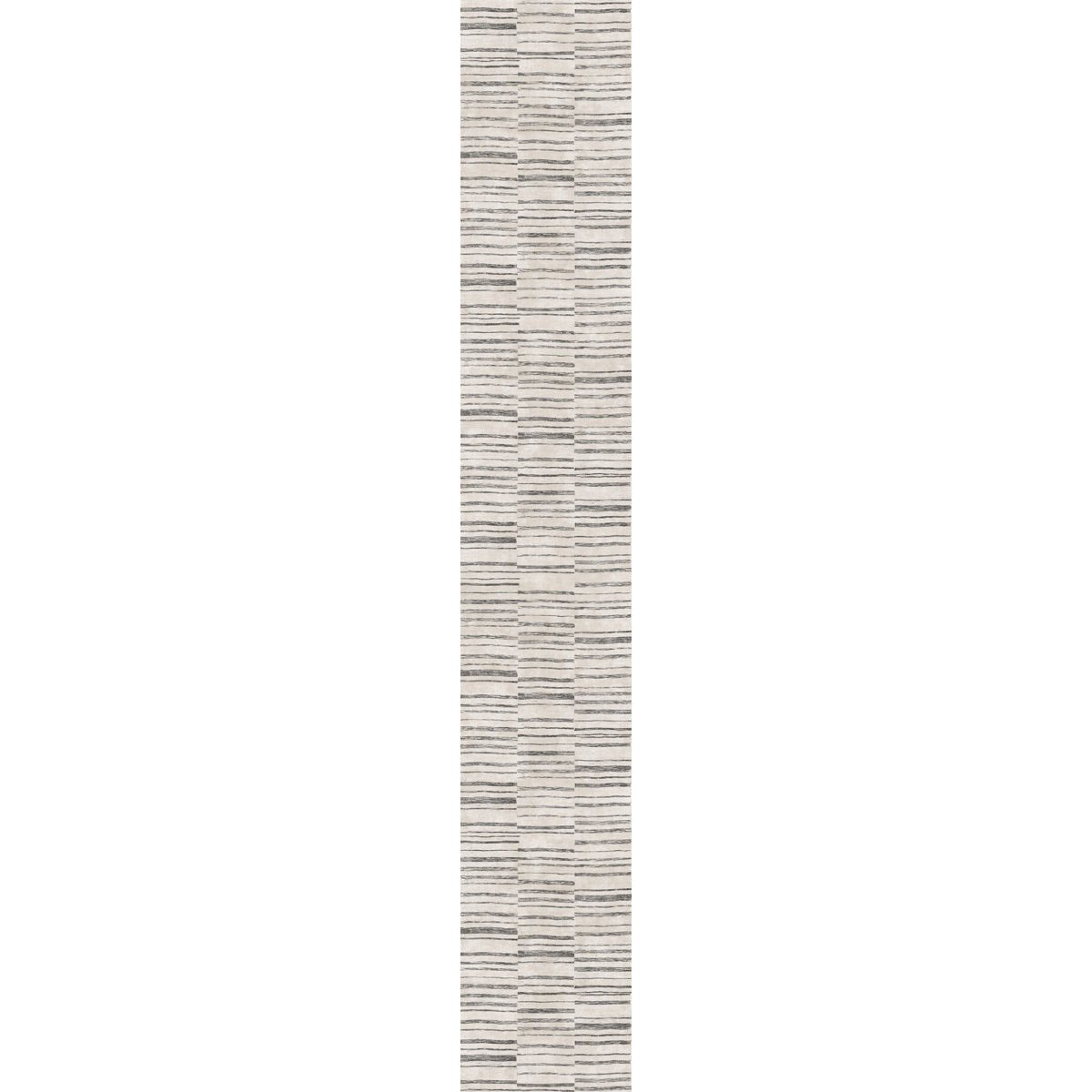 Tapis Sahara Ivoire & Gris | Motif Marocain - Les Trouvailles de JustinerugsartiplantoMachine Washable2.5’x16’