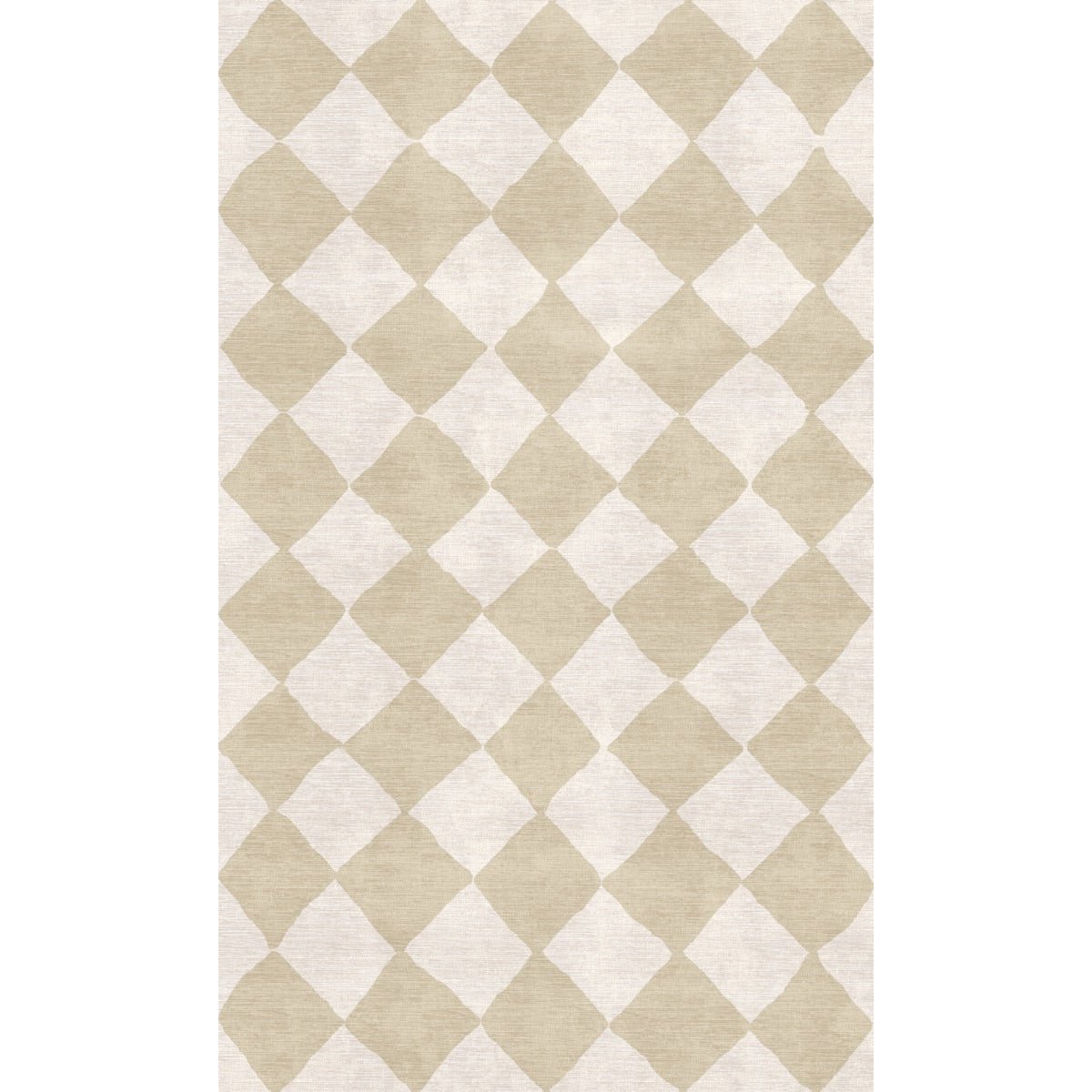 Tapis Trestres Naturel & Ivoire | Motif Marocain à Carreaux - Les Trouvailles de JustinerugsartiplantoMachine Washable3’x5’