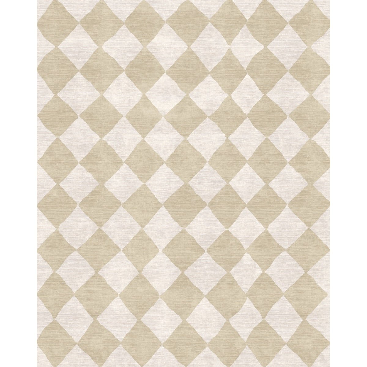 Tapis Trestres Naturel & Ivoire | Motif Marocain à Carreaux - Les Trouvailles de JustinerugsartiplantoMachine Washable8'x10'