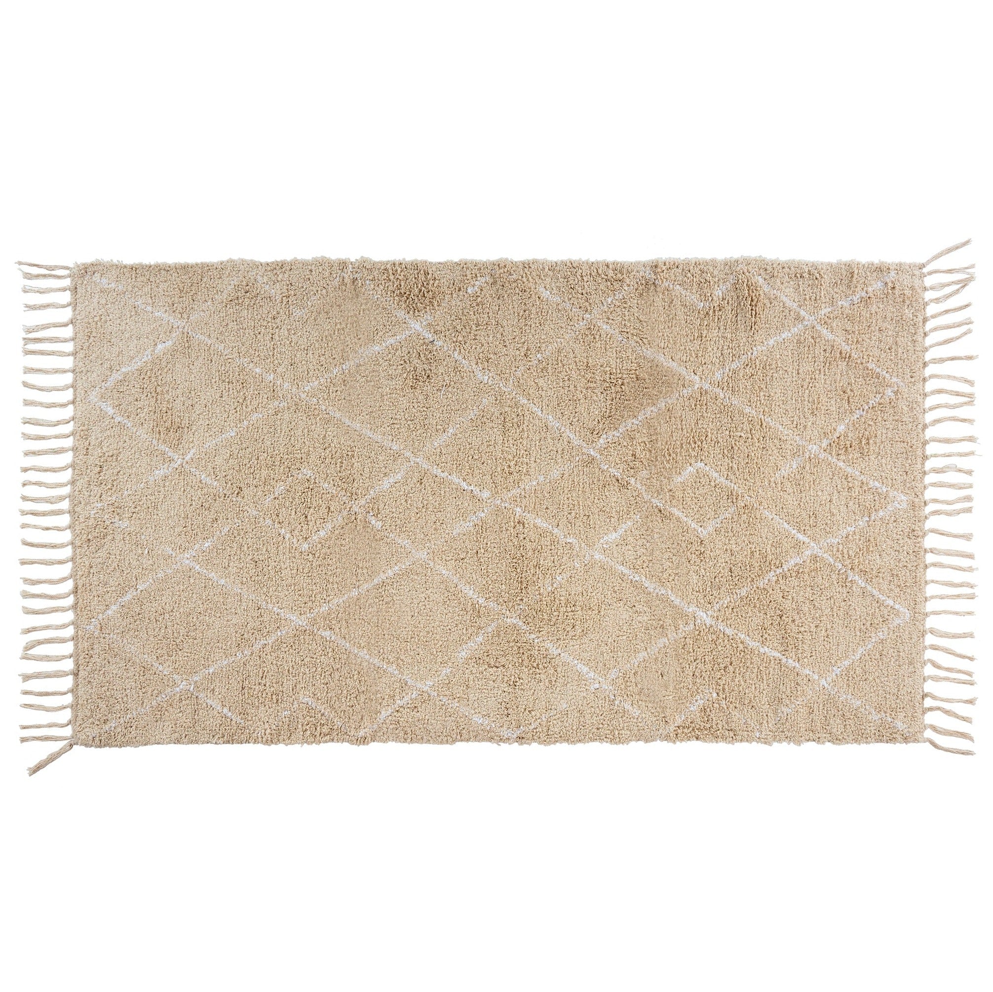 Tapis Zahra Tufté | 75 x 130 cm | Façonné à la Main - Les Trouvailles de JustineIndaba Home