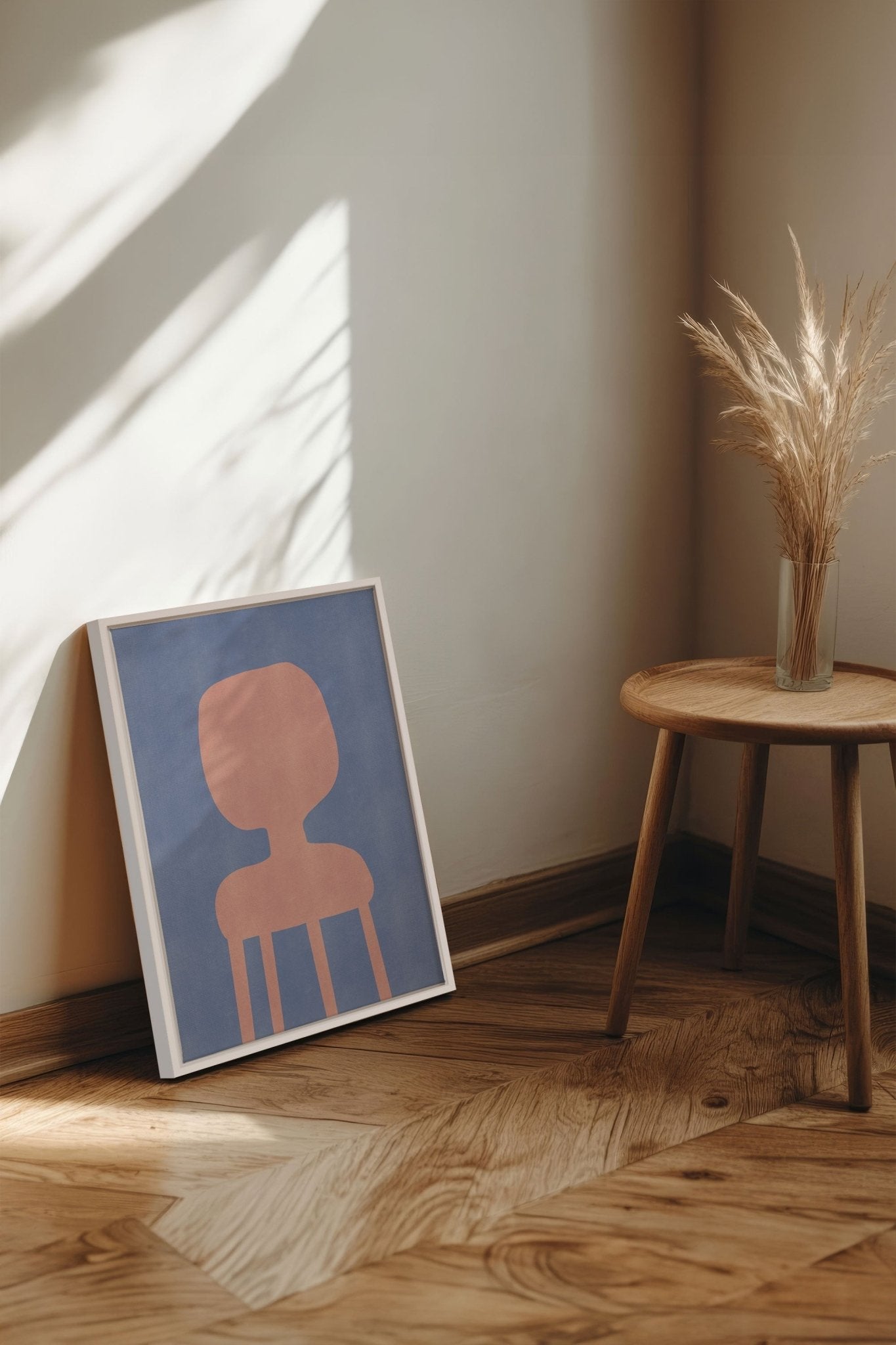 THE PINK CHAIR, Oeuvre sur toile étirée - Les Trouvailles de JustinecanvasOleka Canvas12x16Blanc