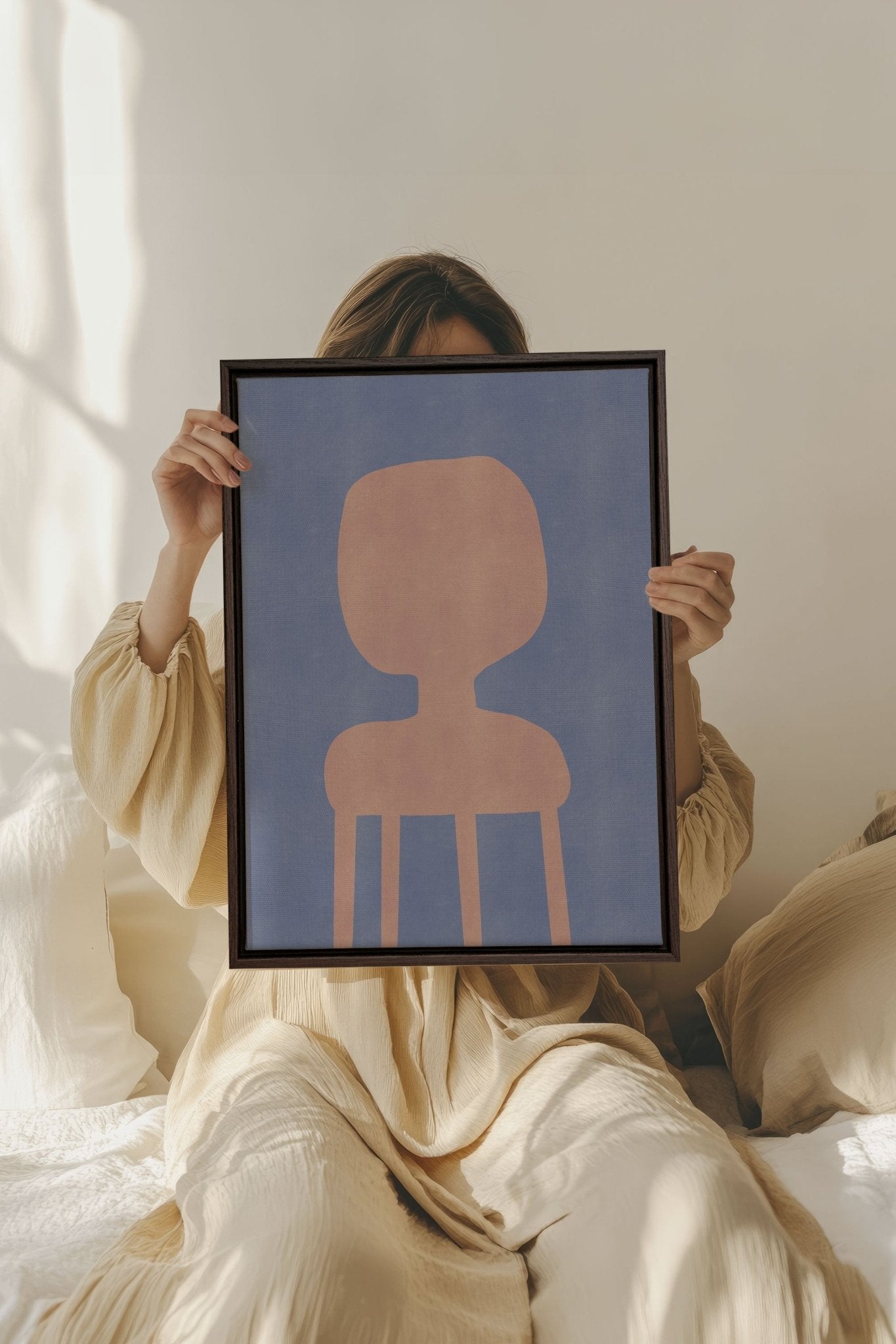 THE PINK CHAIR, Oeuvre sur toile étirée - Les Trouvailles de JustinecanvasOleka Canvas12x16Espresso