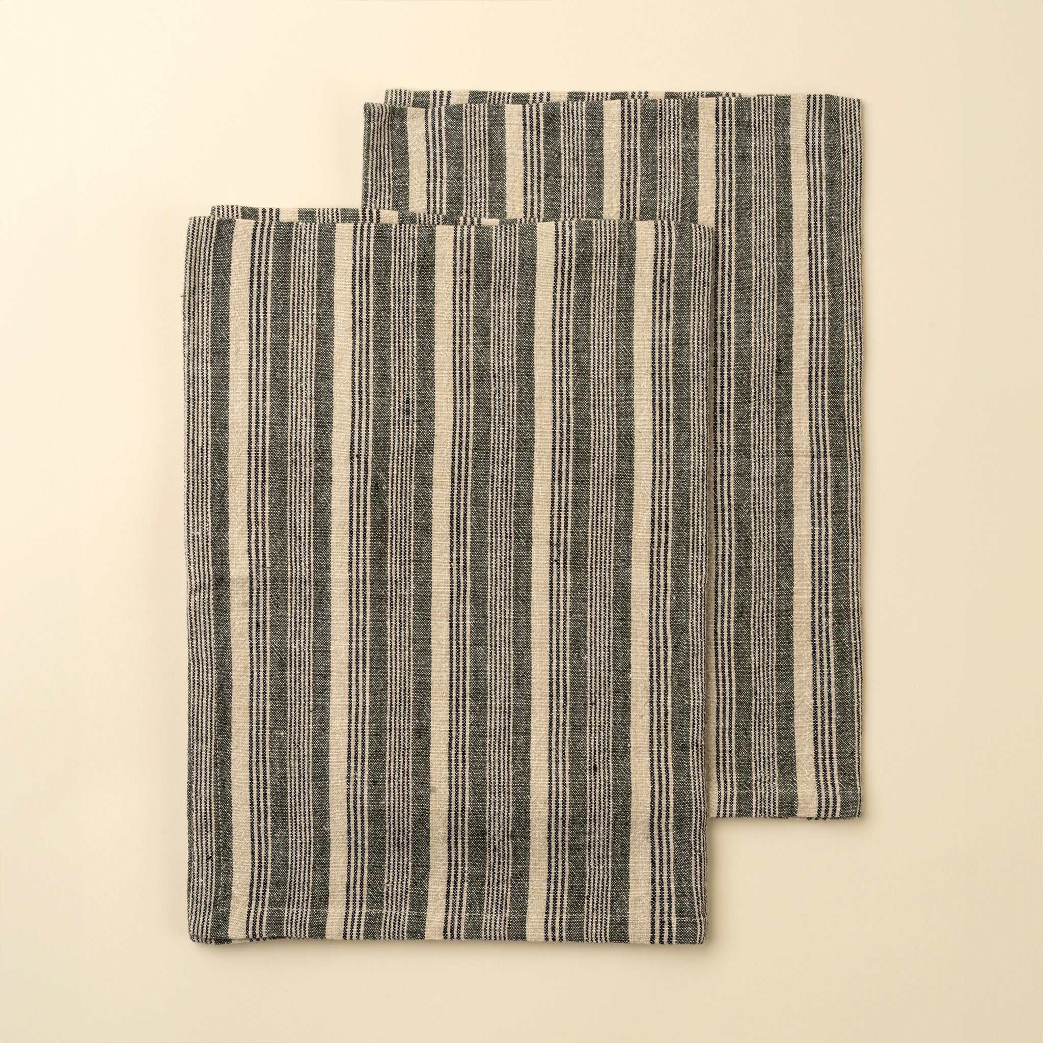 Torchons de cuisine Emory Stripe, Lot de 2 | Mélange coton - lin | Indaba - Les Trouvailles de JustineIndaba Home