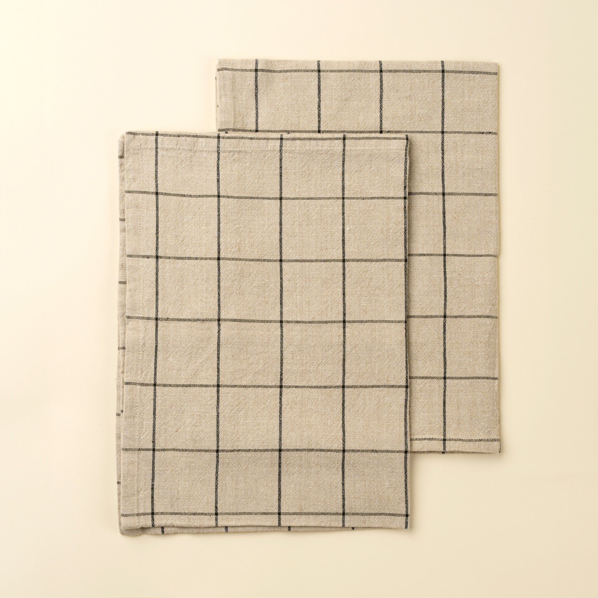 Torchons de cuisine Harrison Stripe, Lot de 2 | Mélange coton - lin | Indaba - Les Trouvailles de JustineIndaba Home