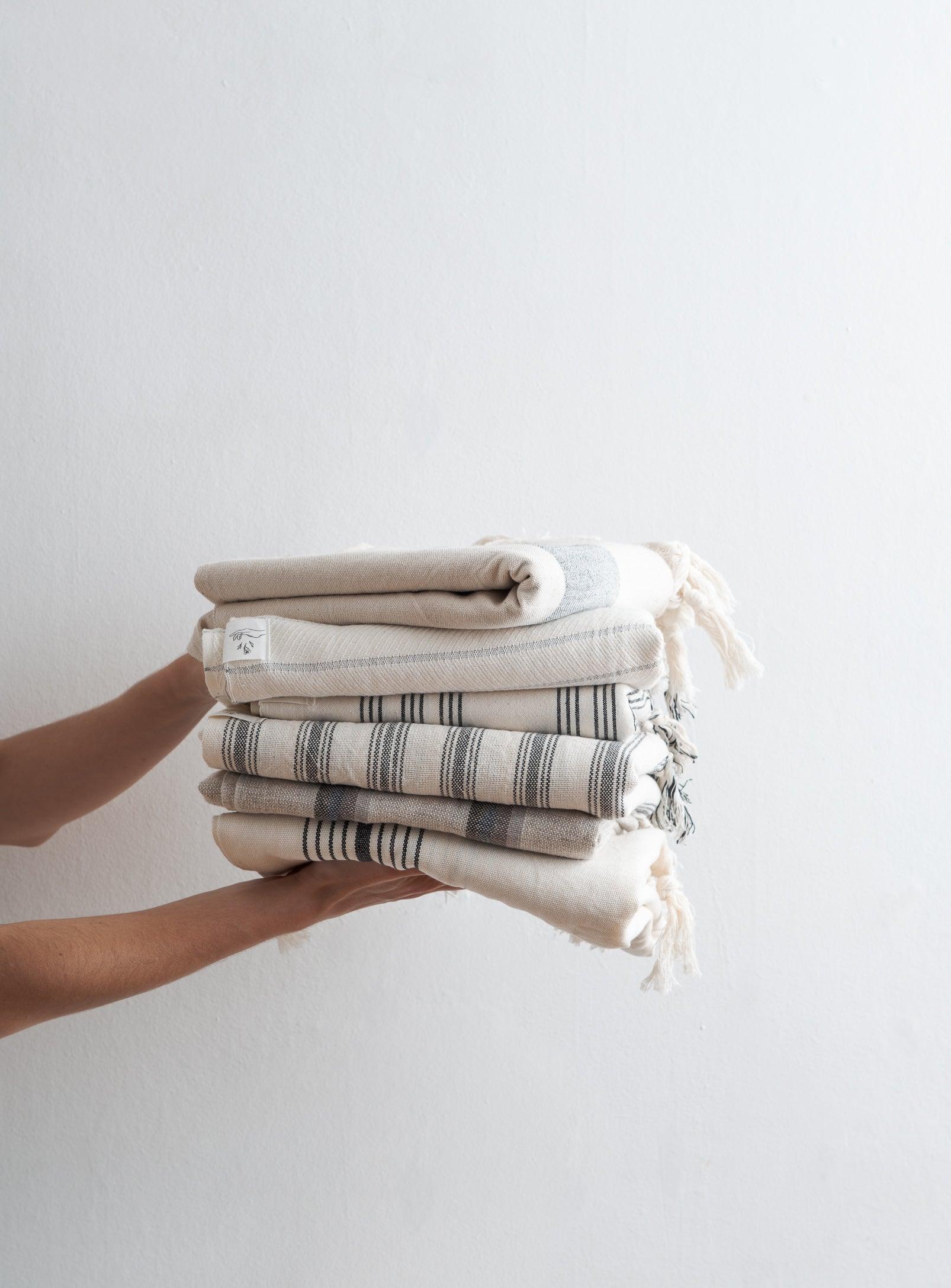 Serviette de bain turque | Tissée à la main | Leylak