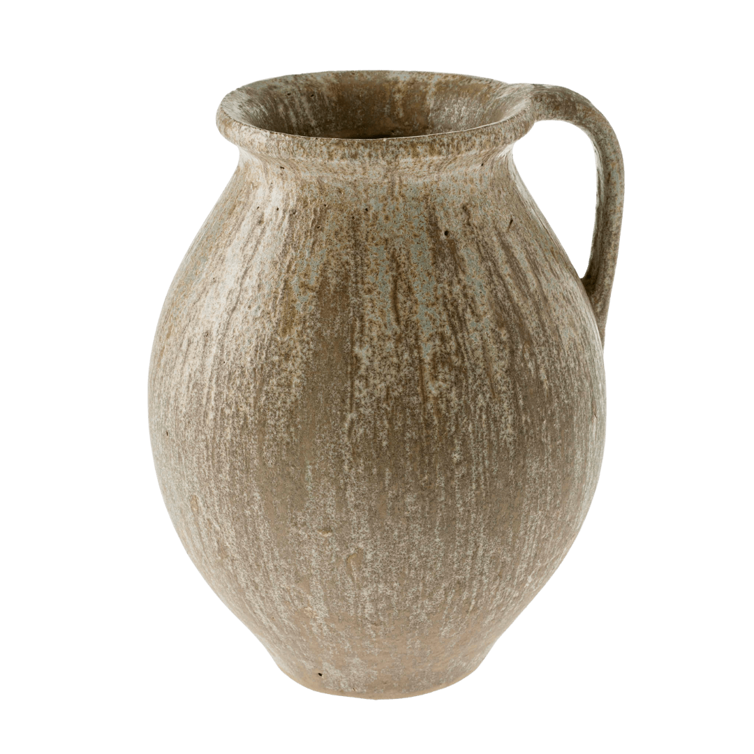 Vase Verseur Rhodes | Grand Format | Brun Réactif - Les Trouvailles de JustineIndaba Home