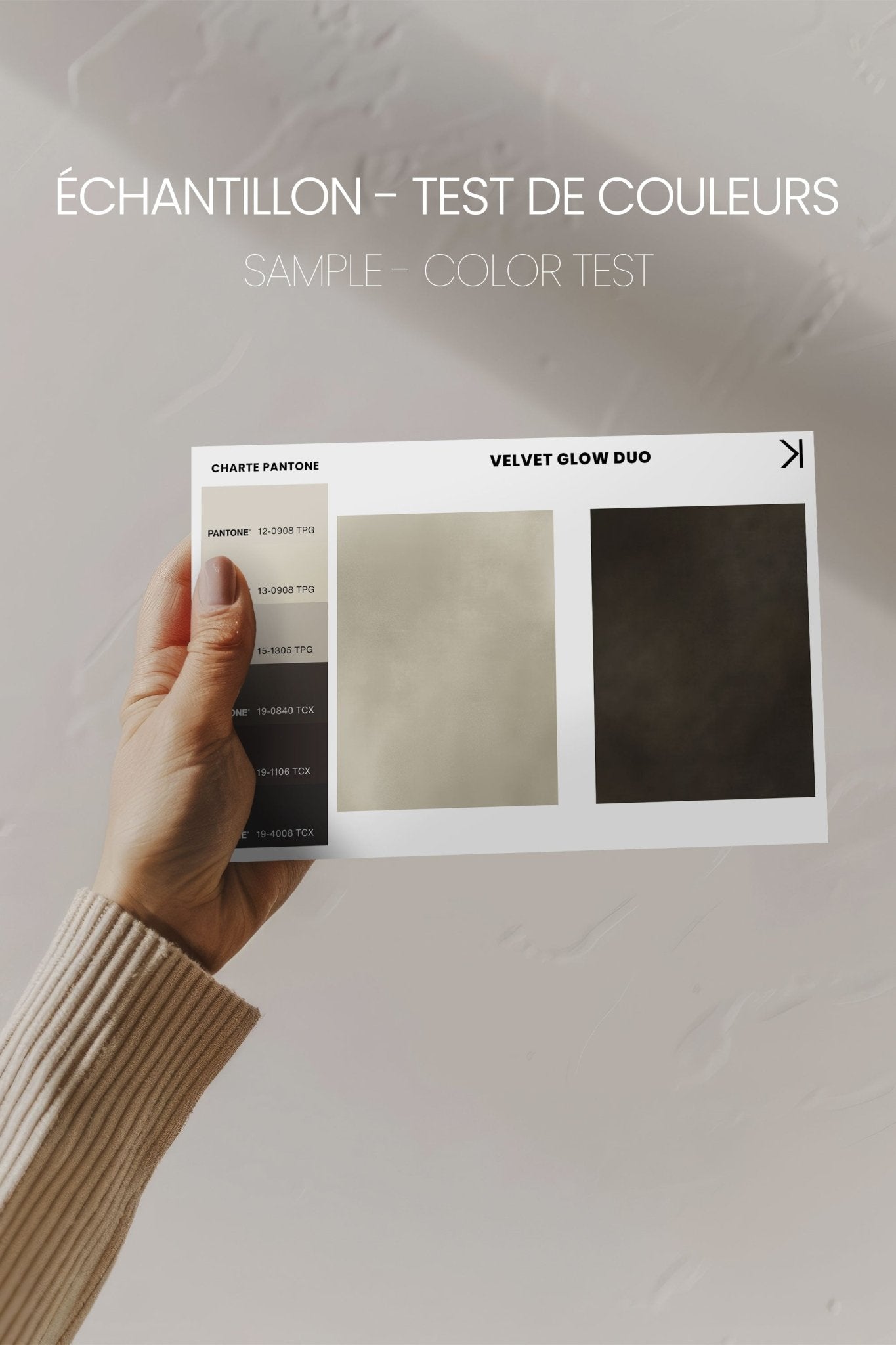 VELVET GLOW DUO (2 Oeuvres sur toile étirée) - Les Trouvailles de JustineDuo & TrioOleka CanvasÉchantillon - Test de couleursSans cadre - Monté Galerie