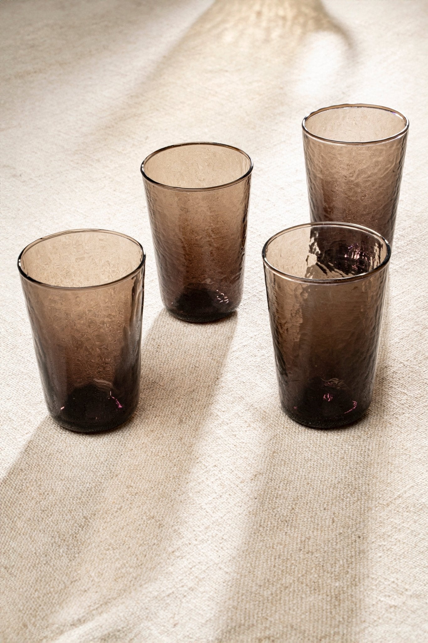 Verre Valdes | Teinte Terre | Verre Soufflé à la Bouche - Les Trouvailles de JustineIndaba Home