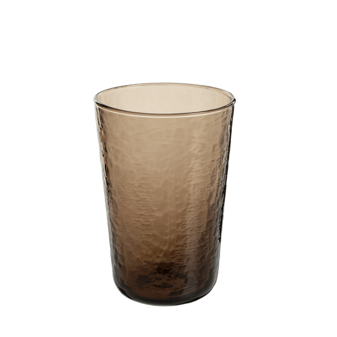 Verre Valdes | Teinte Terre | Verre Soufflé à la Bouche - Les Trouvailles de JustineIndaba Home