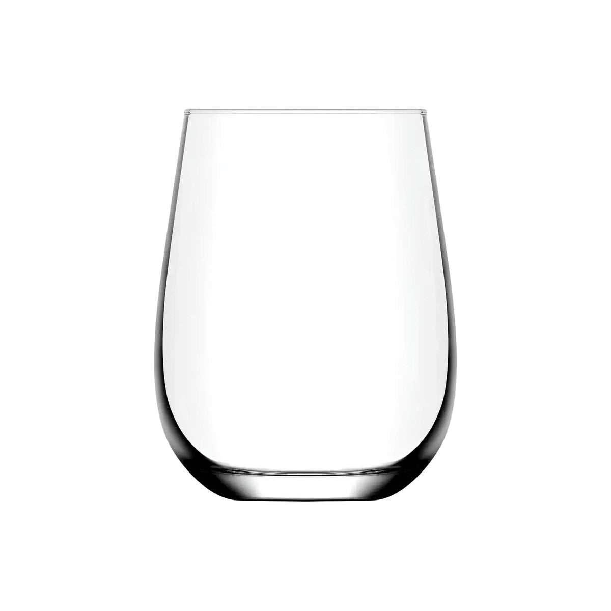 Verre à vin sans pied LAV GAIA transparent, forme tulipe