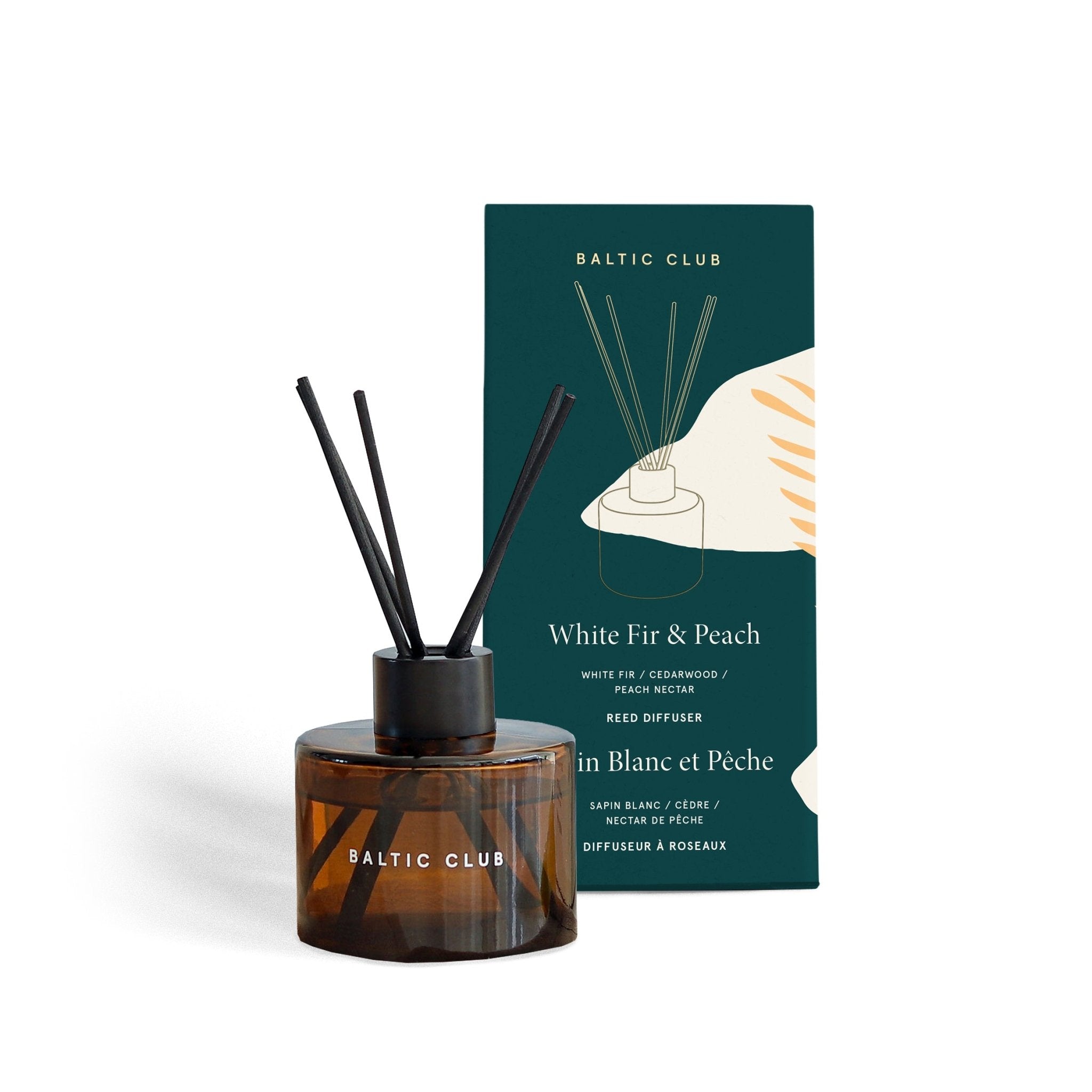 Diffuseur à roseaux Sapin blanc et pêche 100 ml