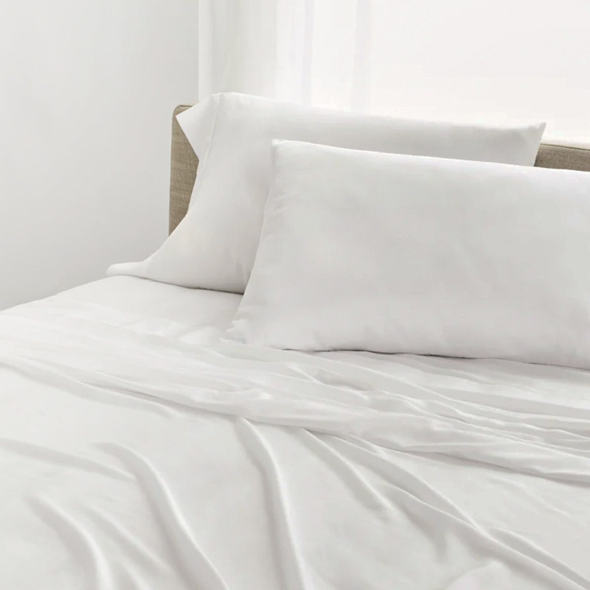 Oreillers confortables et décoratifs en lin, coton et matériaux mélangés
