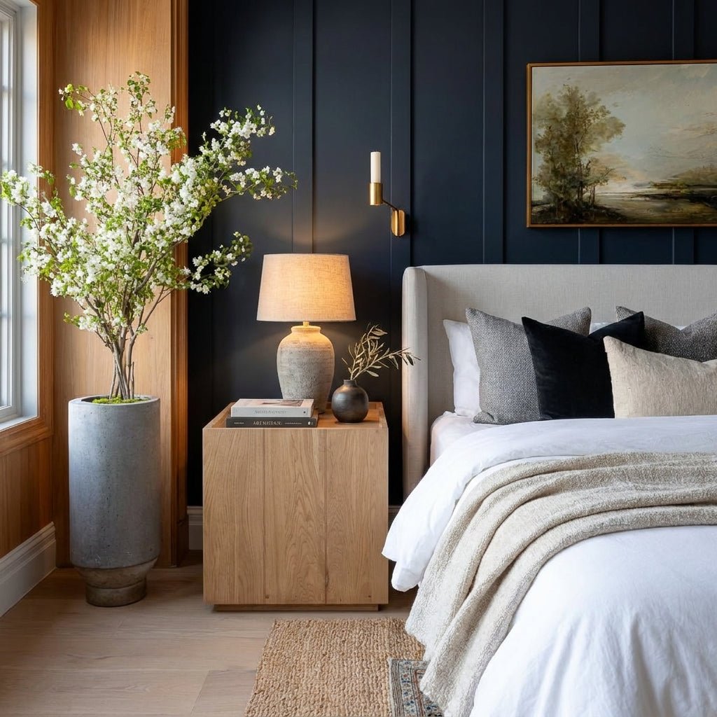Table de chevet design pour chambre moderne avec rangement décoratif - Les Trouvailles de Justine