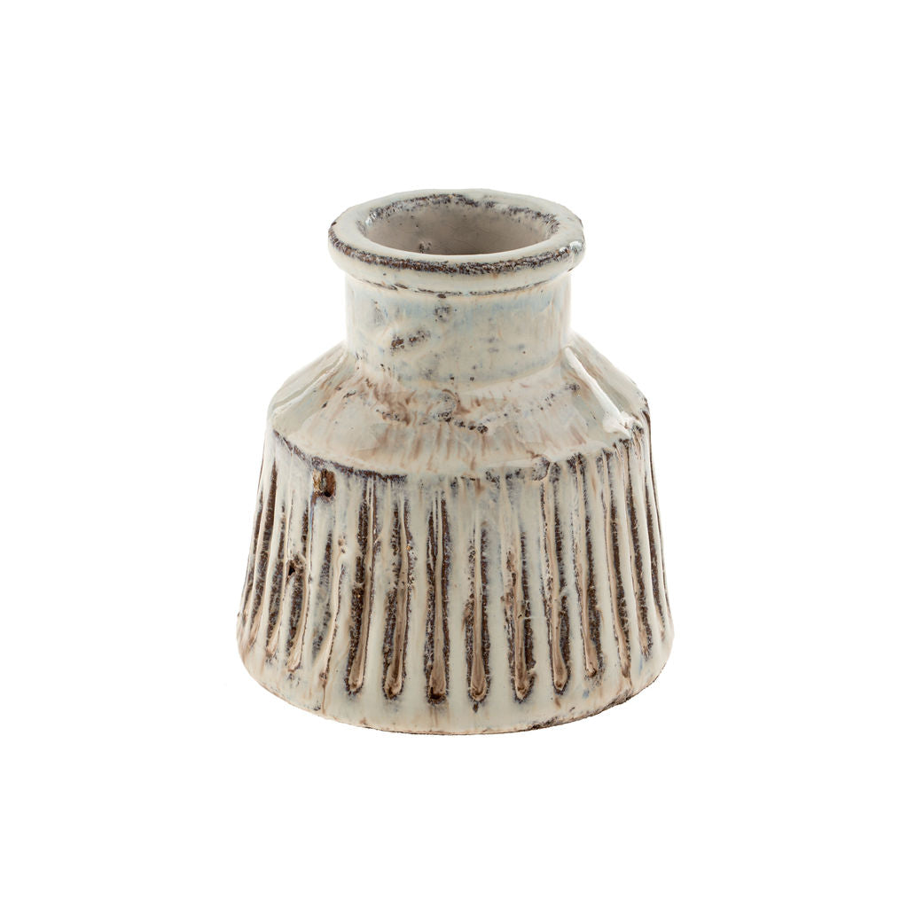 Vase décoratif Padme en terracotta | Fait à la main | Format moyen